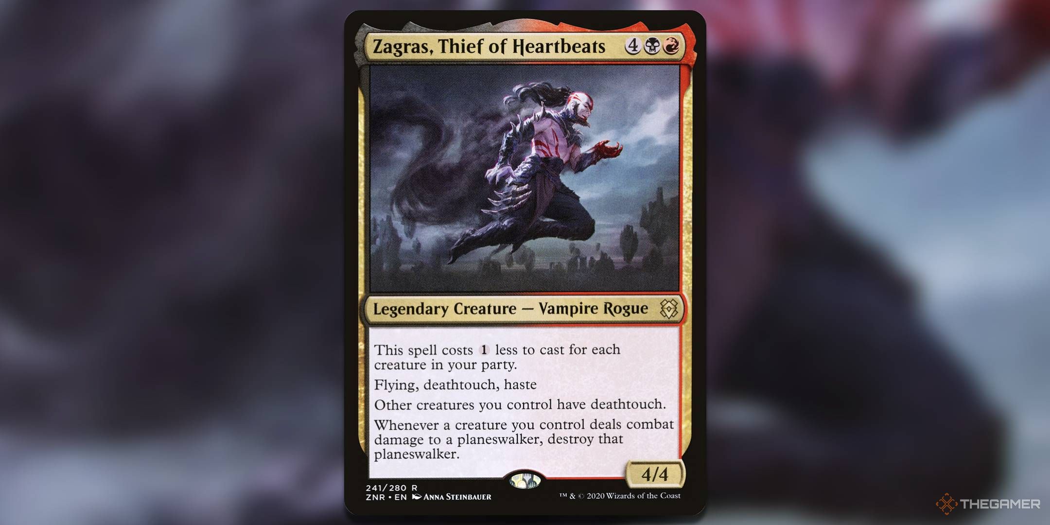 Image of Zagras, Thief of Beartbeats card in Magic: The Gathering.