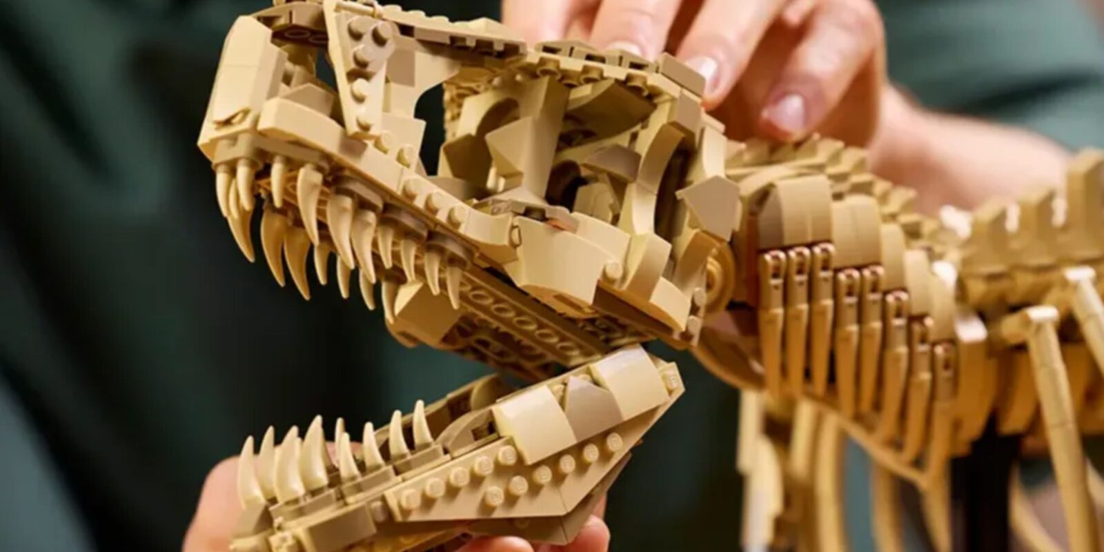 Get To Work On Lego's Recently Revealed Jurassic Park T-Rex Skeleton Set, It's Available Now