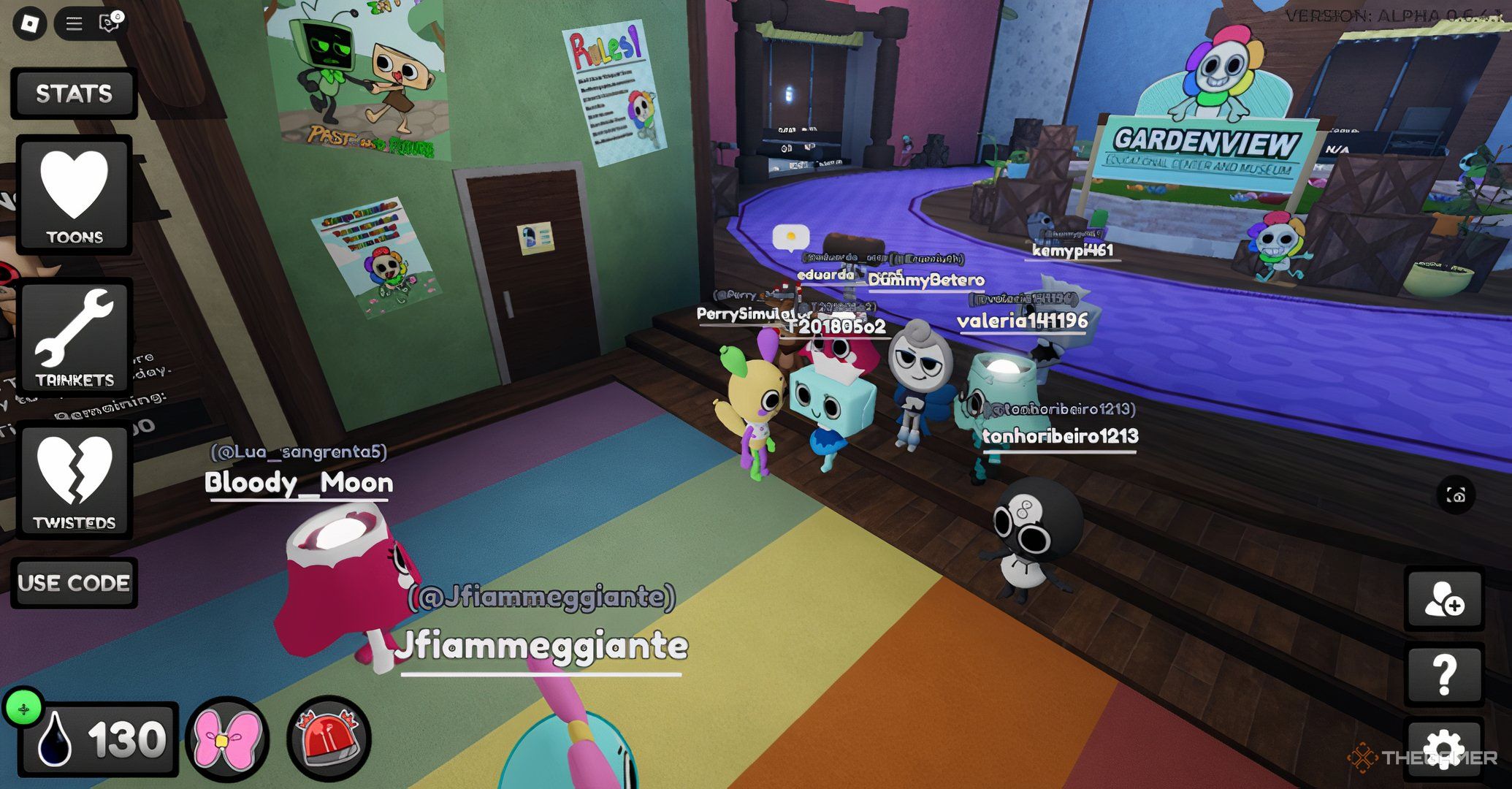 Roblox Dandys World Characters Ten Standing Before a Game starts.