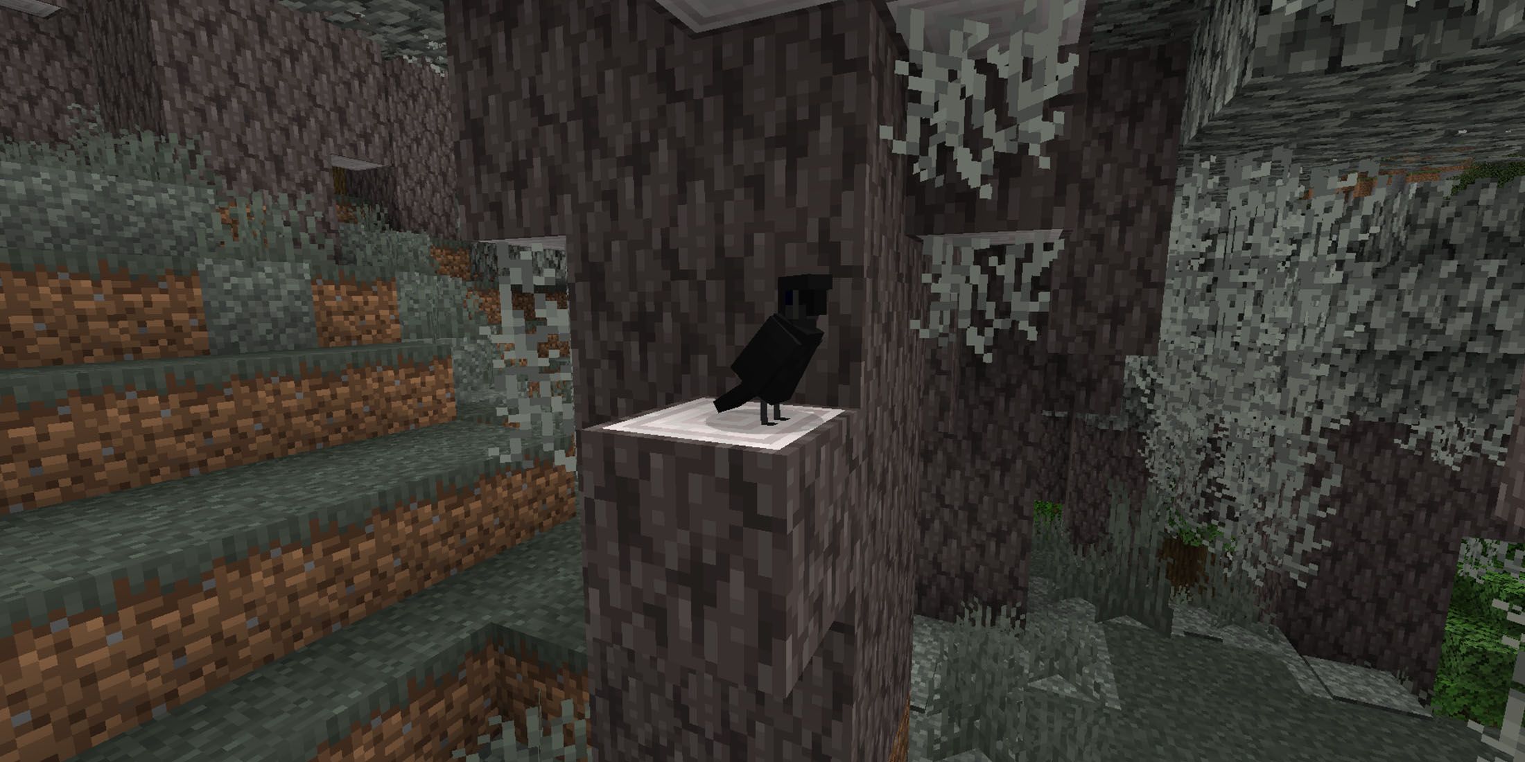 Minecraft Pale Garden Crow