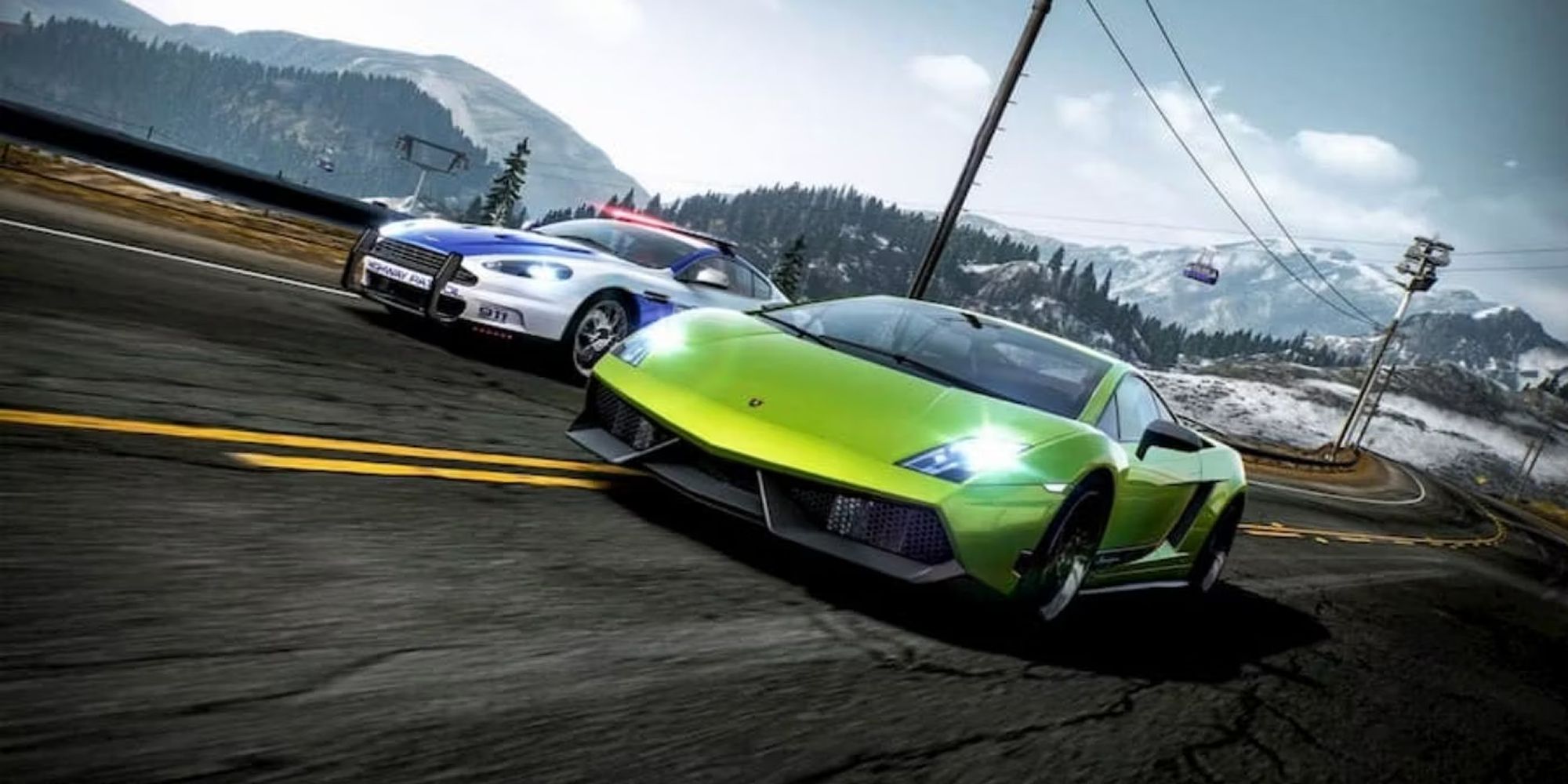 Need For Speed Hot Pursuit Driving Alongside The Cops