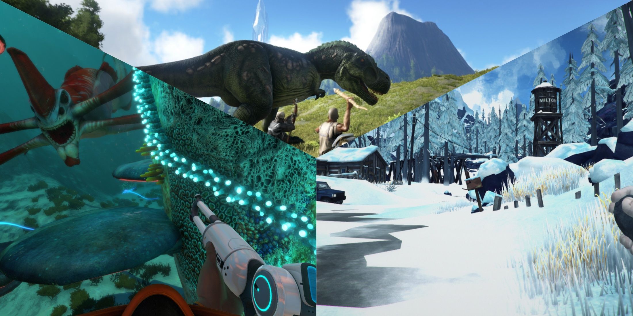 Subnautica & Ark: Survival Evolved & The Long Dark