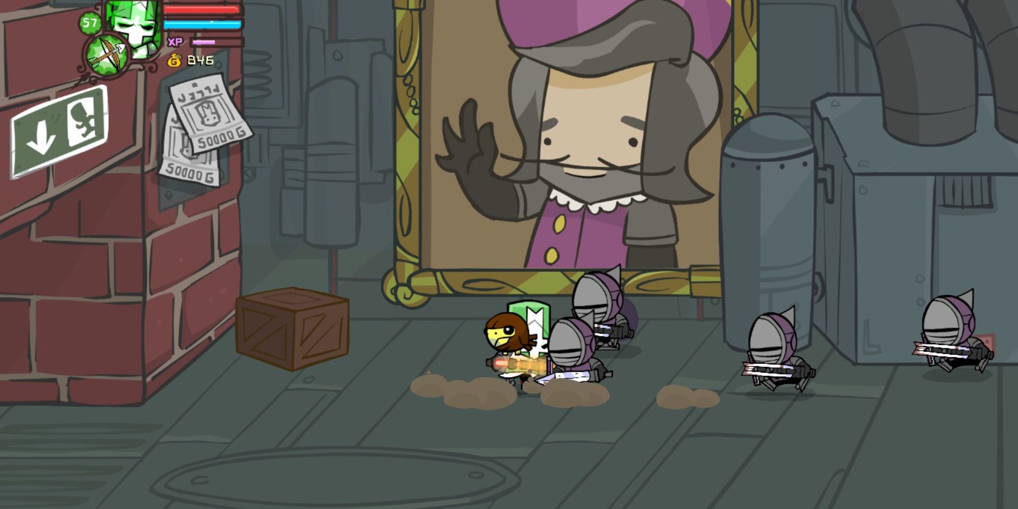 Fencers surrounding Green Knight