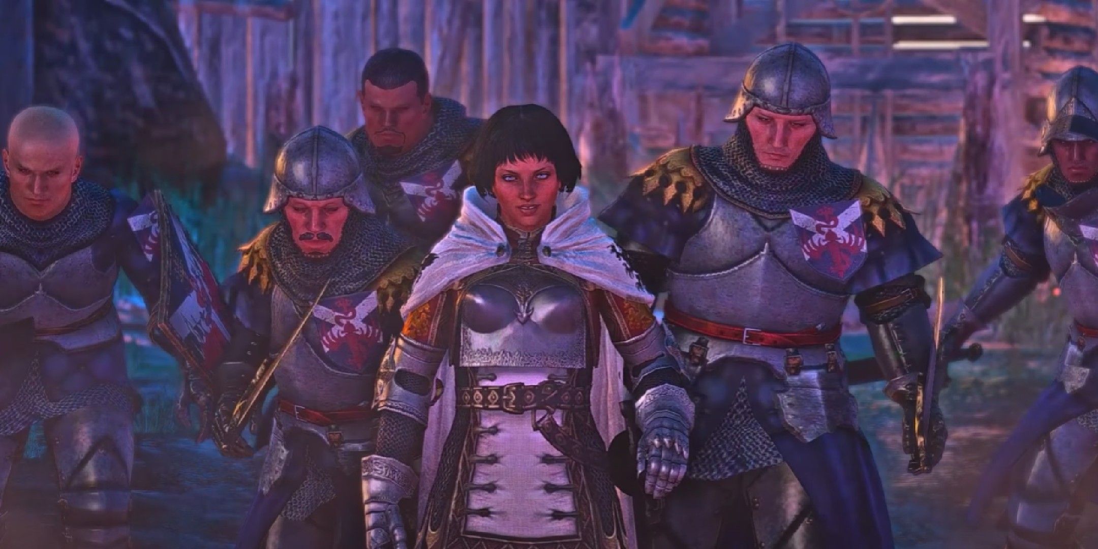 Dragon's Dogma image Mercedes and five soldiers.