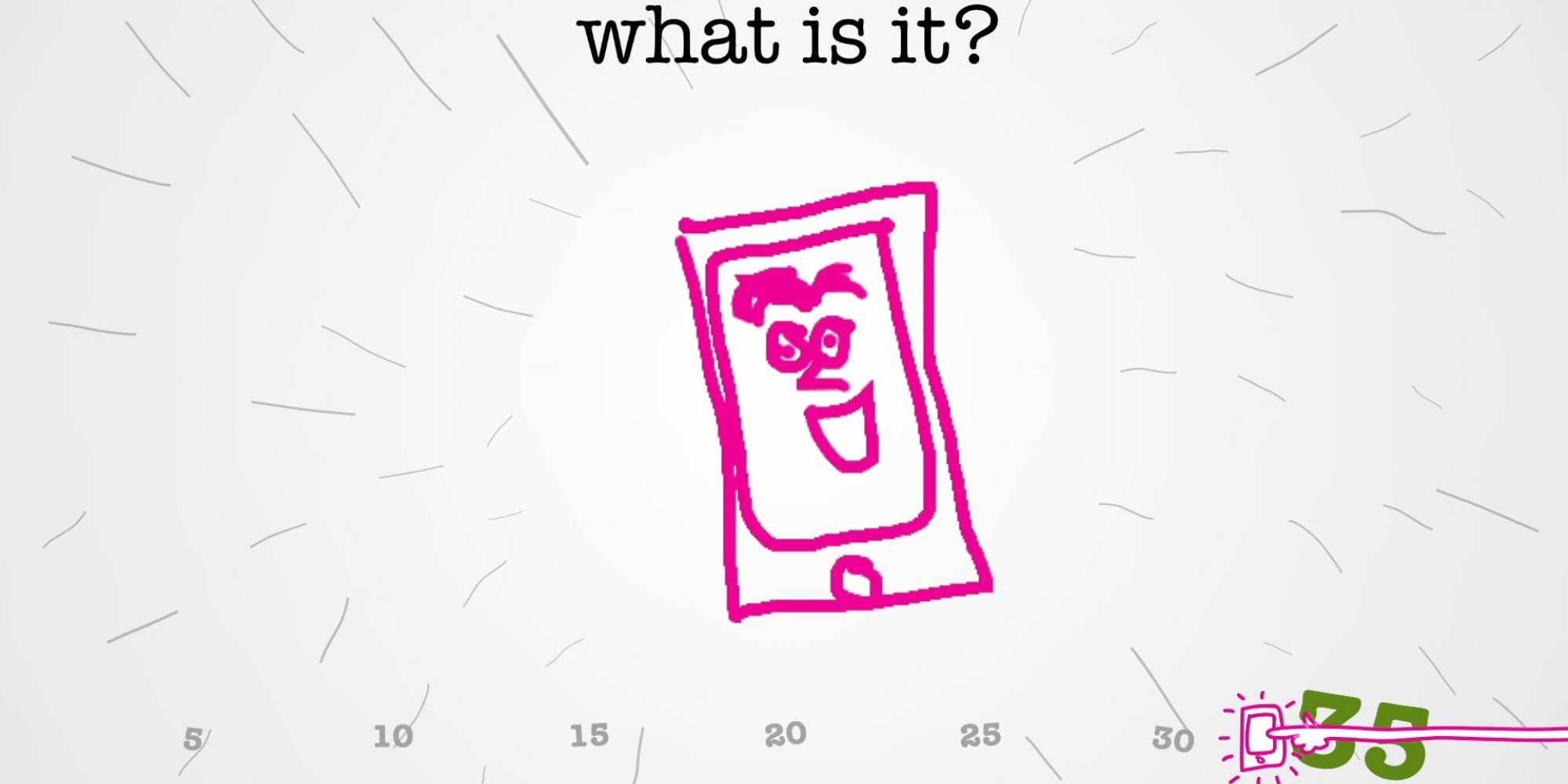 A drawing of a phone in Drawful in Jackbox Party Pack 1.