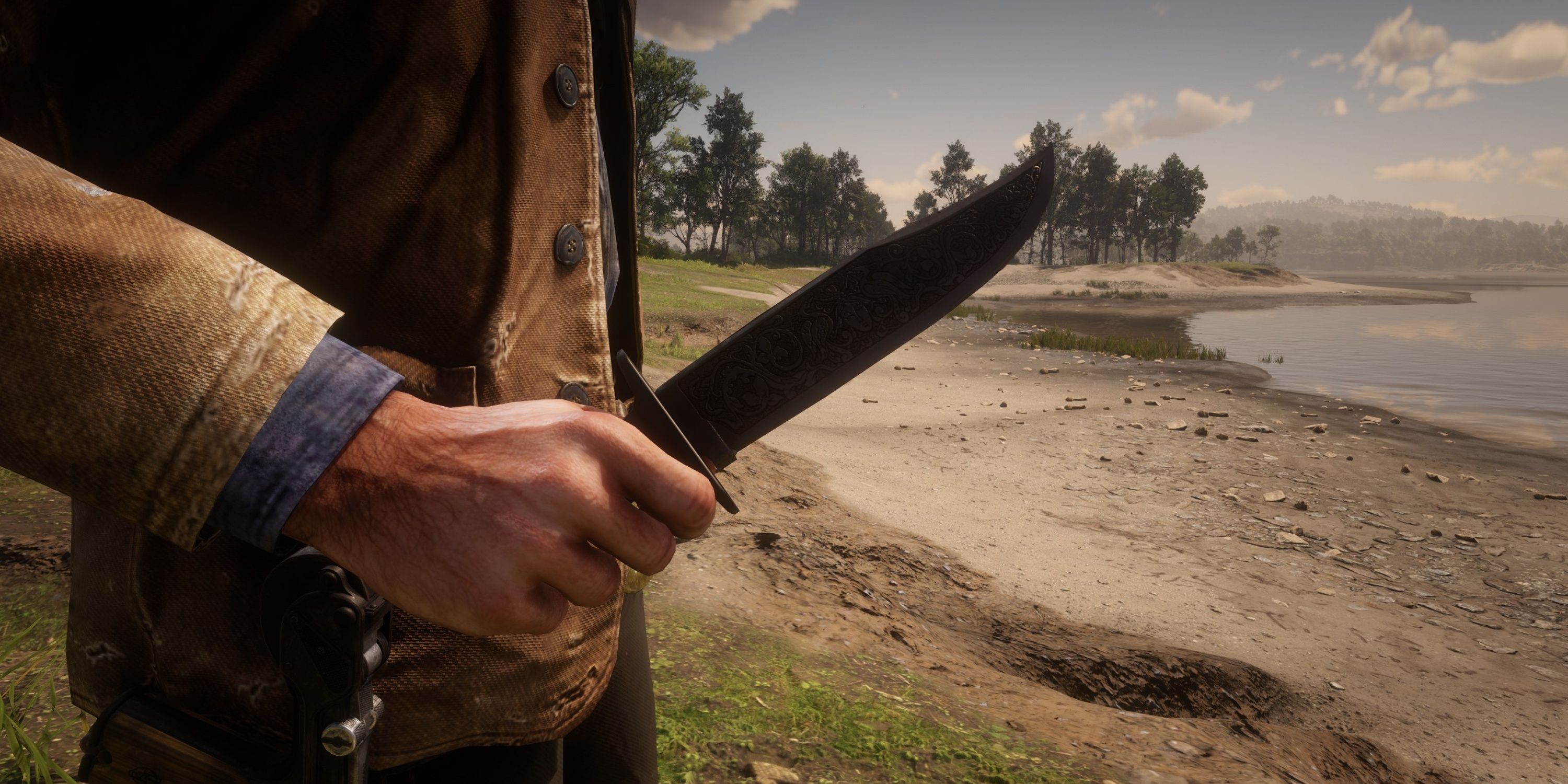 arthur's hunting knife