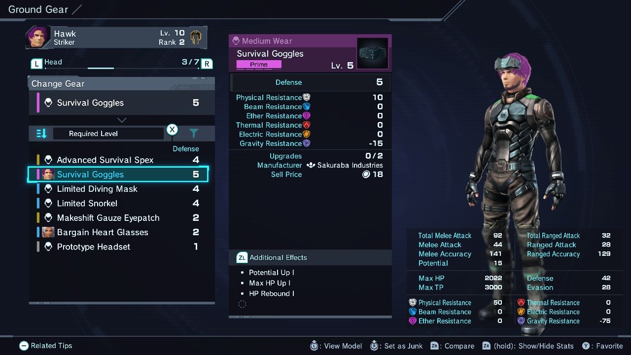 xenoblade chronicles x enhanced edition what does potential do 1