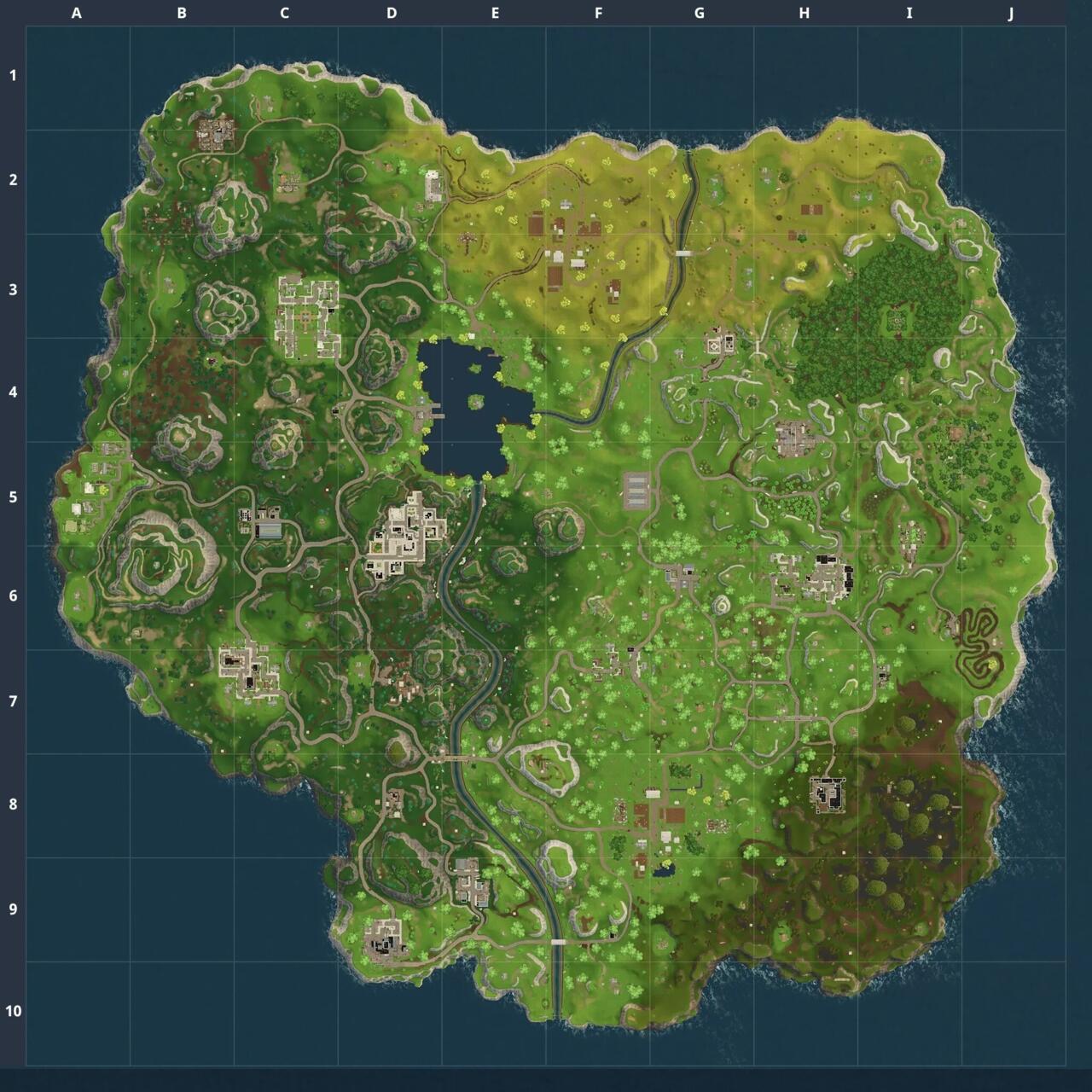 Fortnite OG's presumed Season 3 map