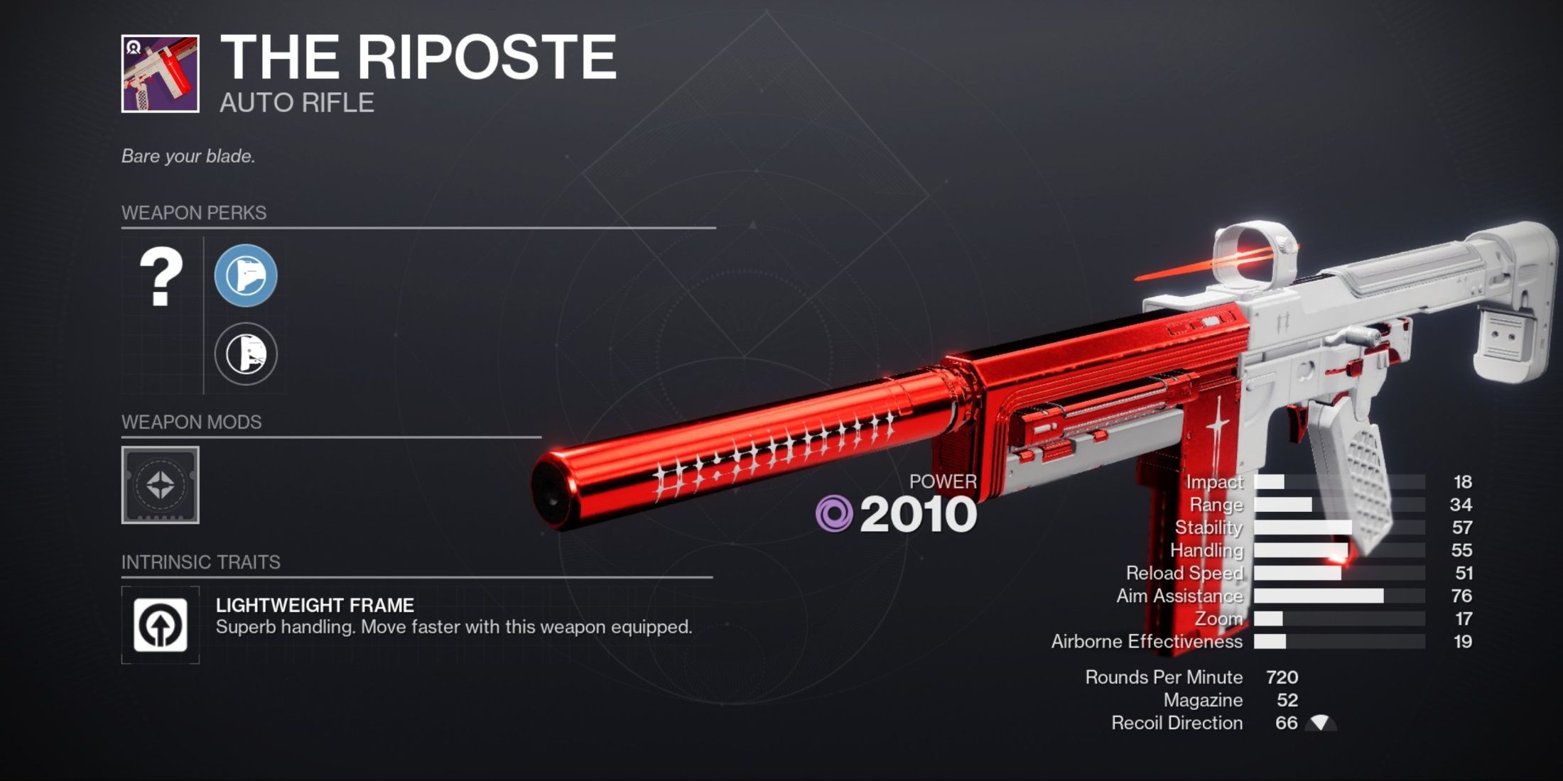 Destiny 2 The Riposte