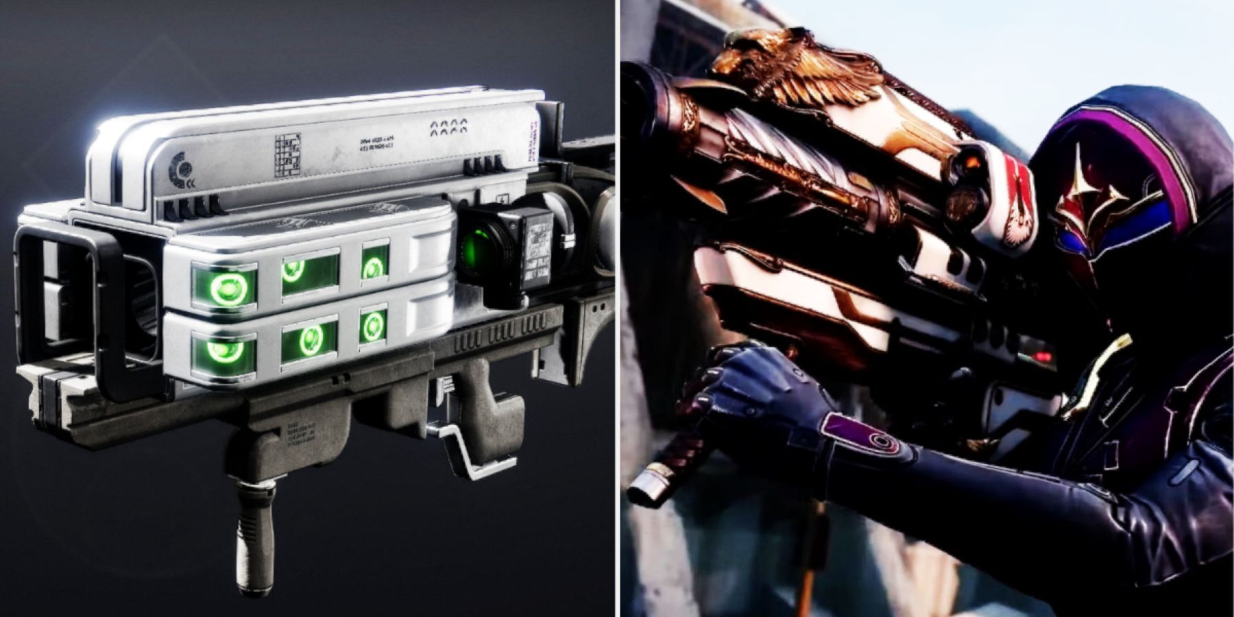 Destiny 2 Eyes of Tomorrow and Hunter Holding Gjallarhorn
