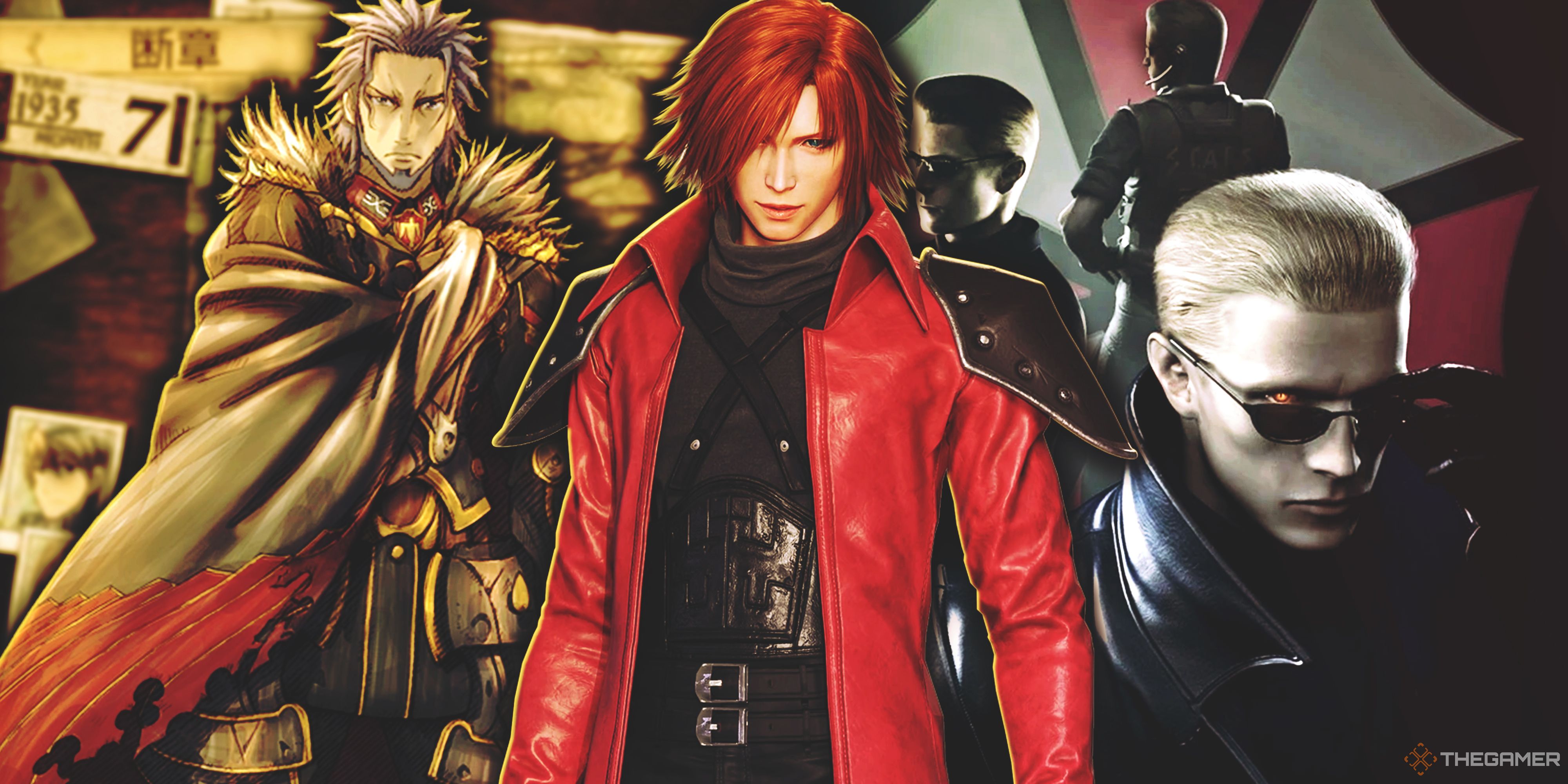 Dahau, Genesis Rhapsodos and Albert Wesker.