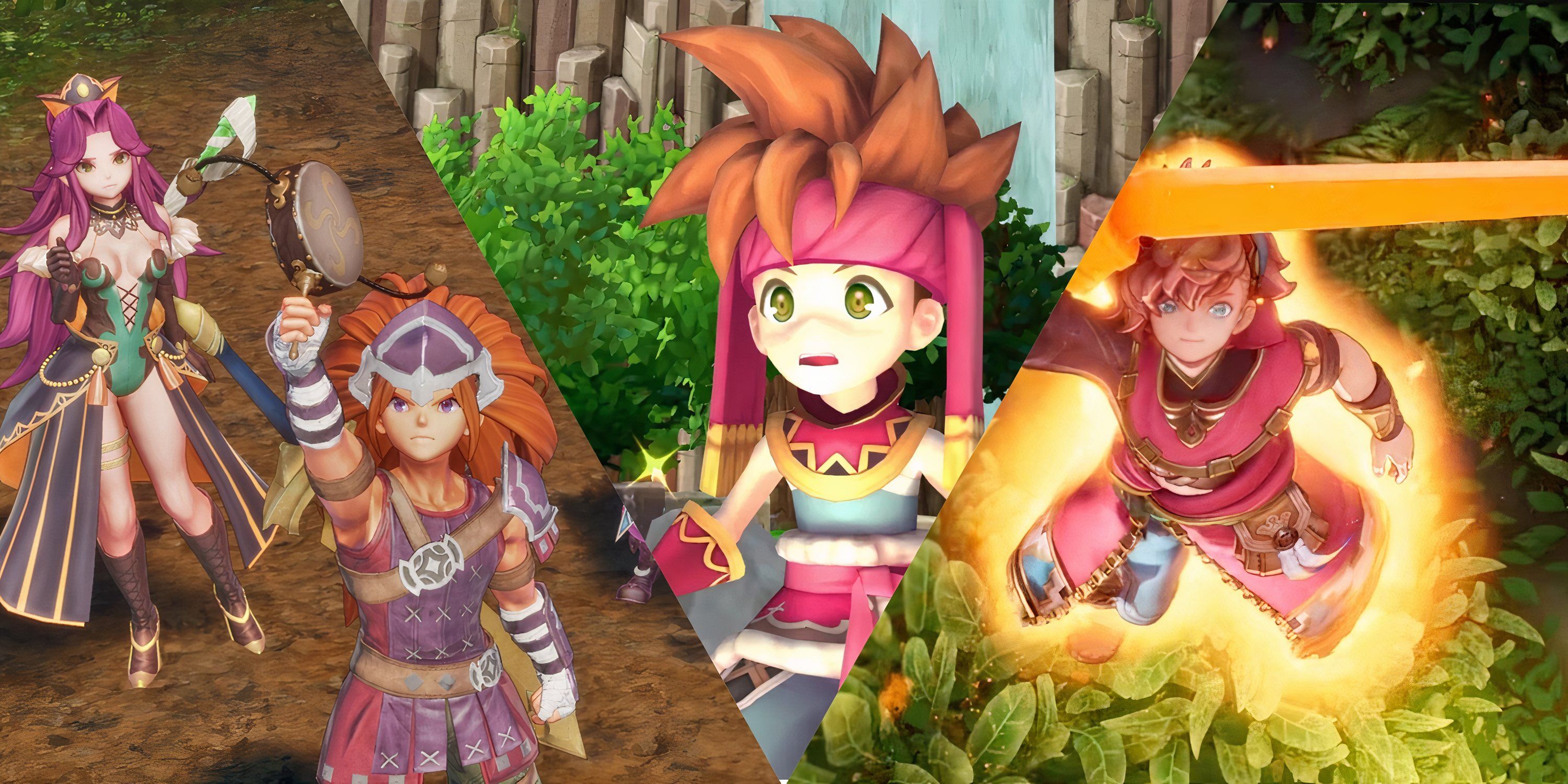 The Heroes and champions that protect the Mana Tree throughout the Mana Saga.