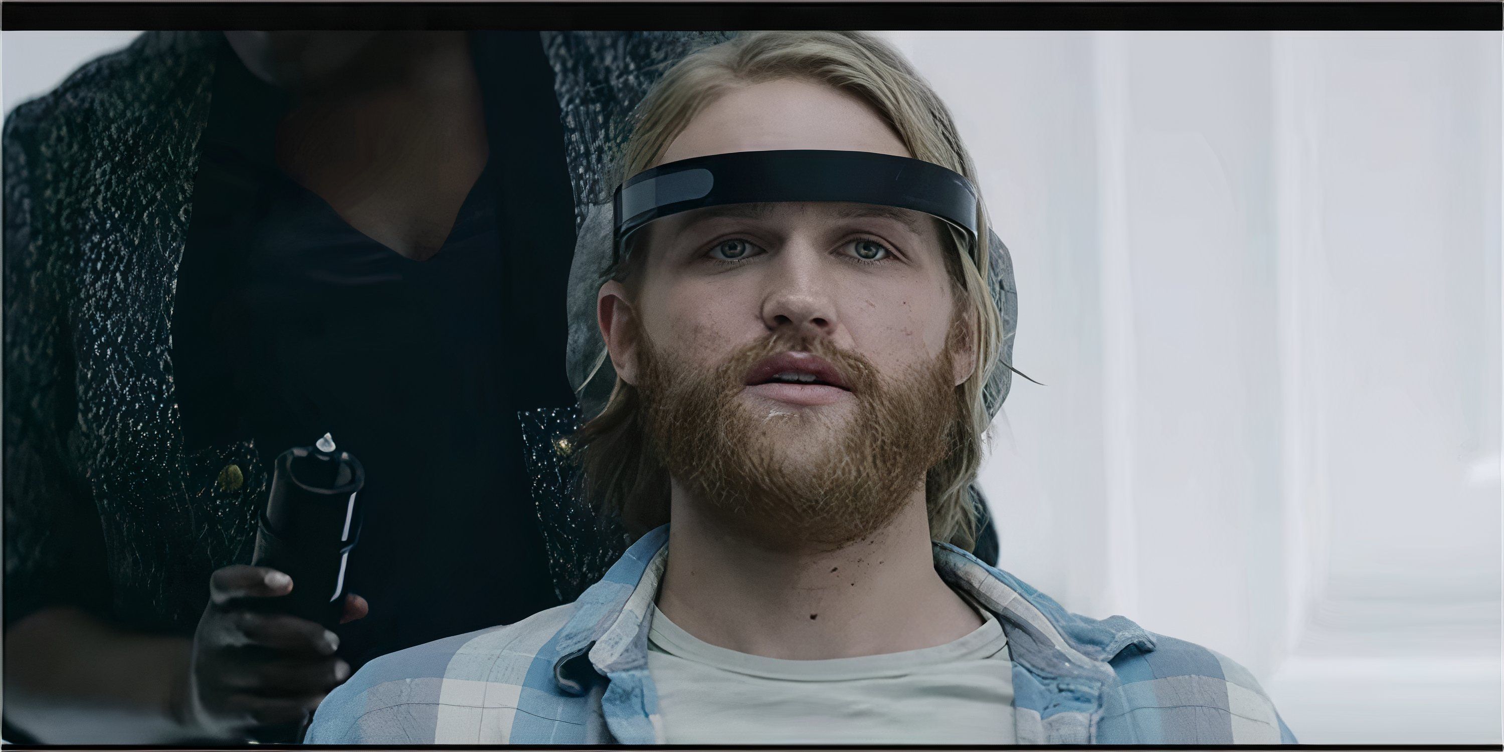 A man wearing a VR headset.