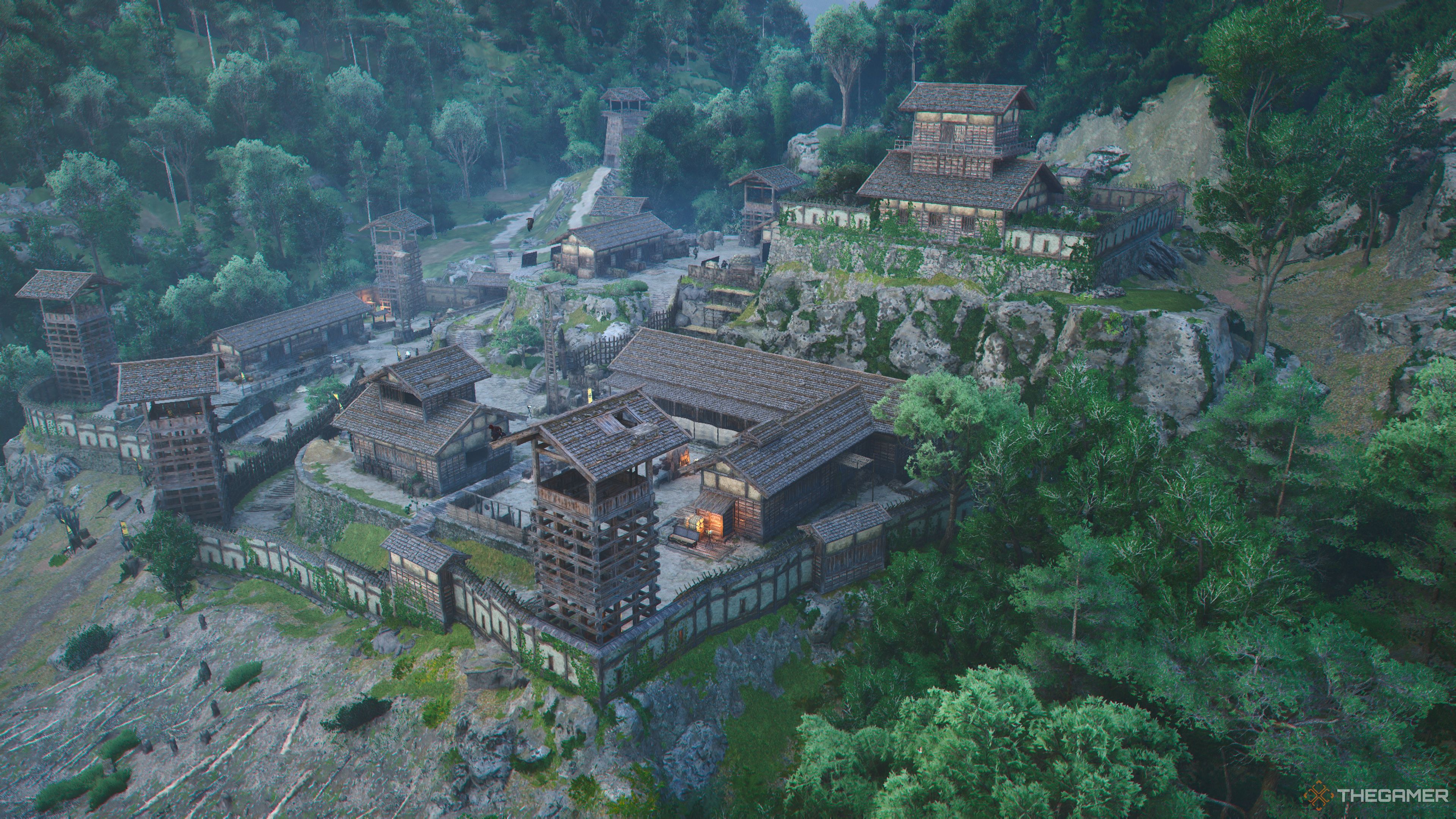 The Tsuchibashi Fort Viewpoint in Assassin's Creed Shadows.