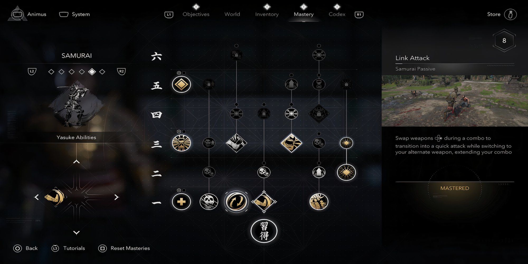 Link Attack in Assassin's Creed Shadows