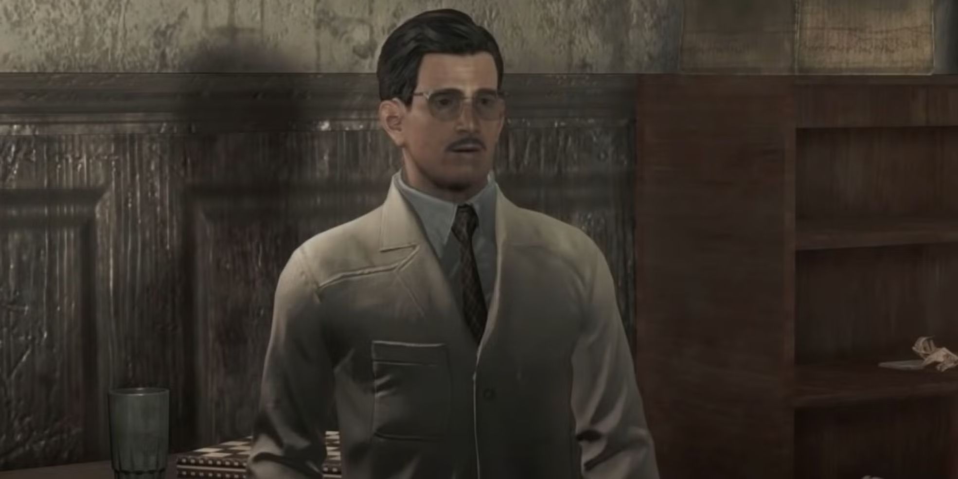 Fallout 4: The elder son of the cabot family in his scientist uniform.