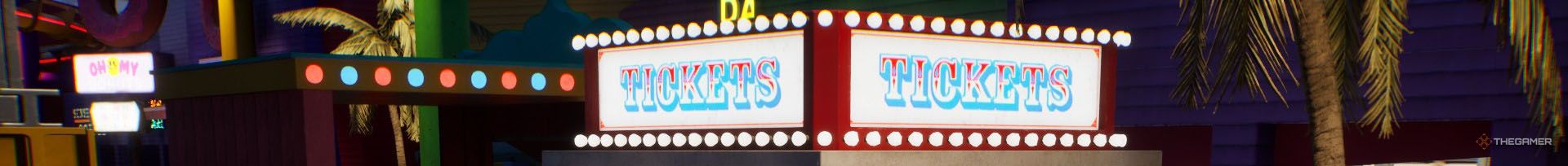 The ticket booth from InZoi as a banner.