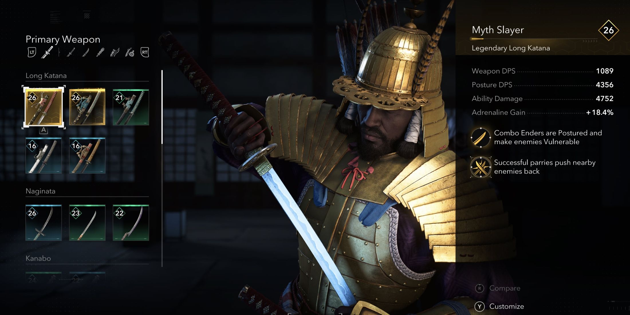 Best Long Katana For Yasuke Build in Assassin's Creed Shadows