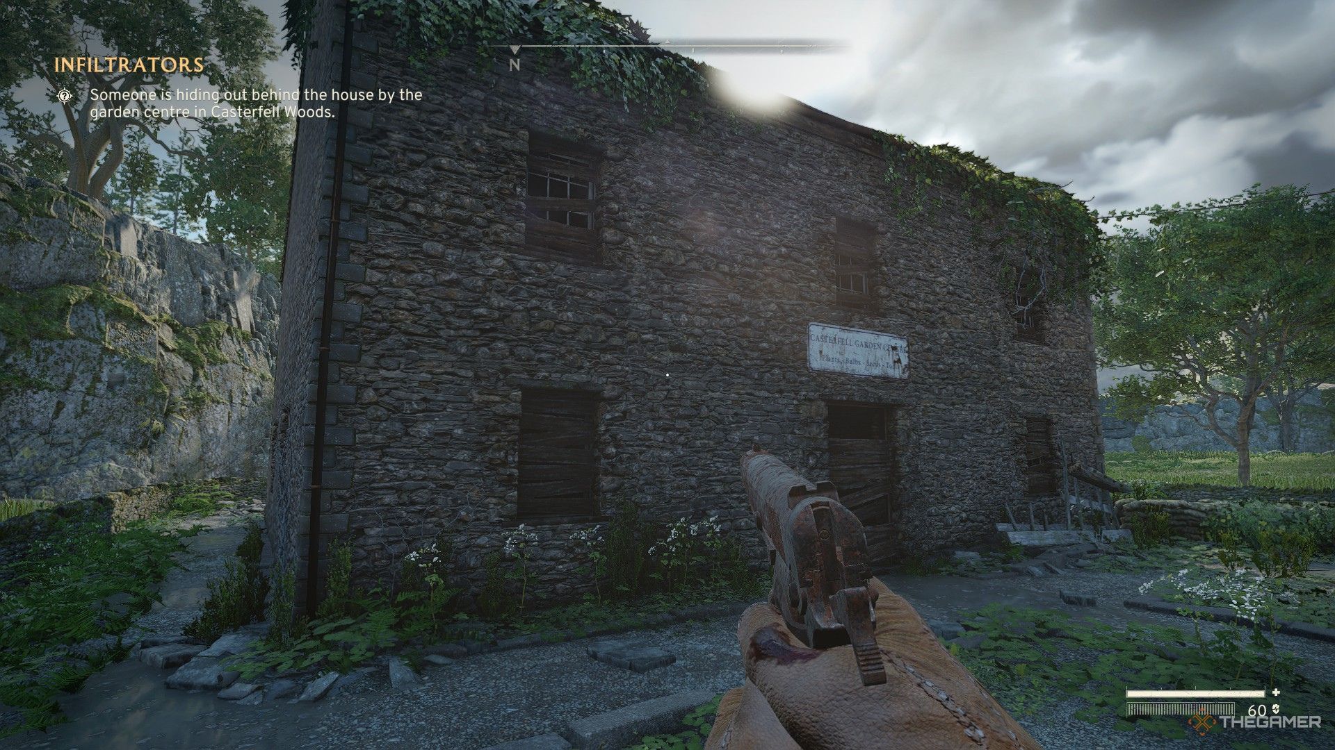 The image shows the house with the Greenhouse Hut Key in Atomfall.