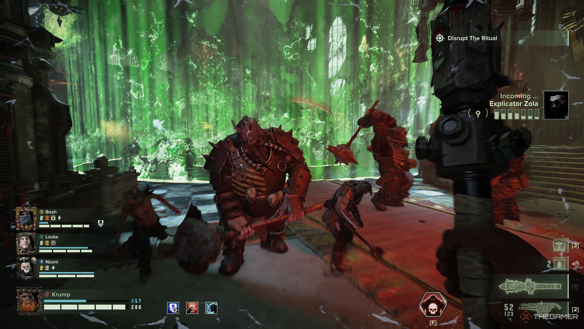 Warhammer 40,000: Darktide - A chaos ritual interrupted by the rejects.