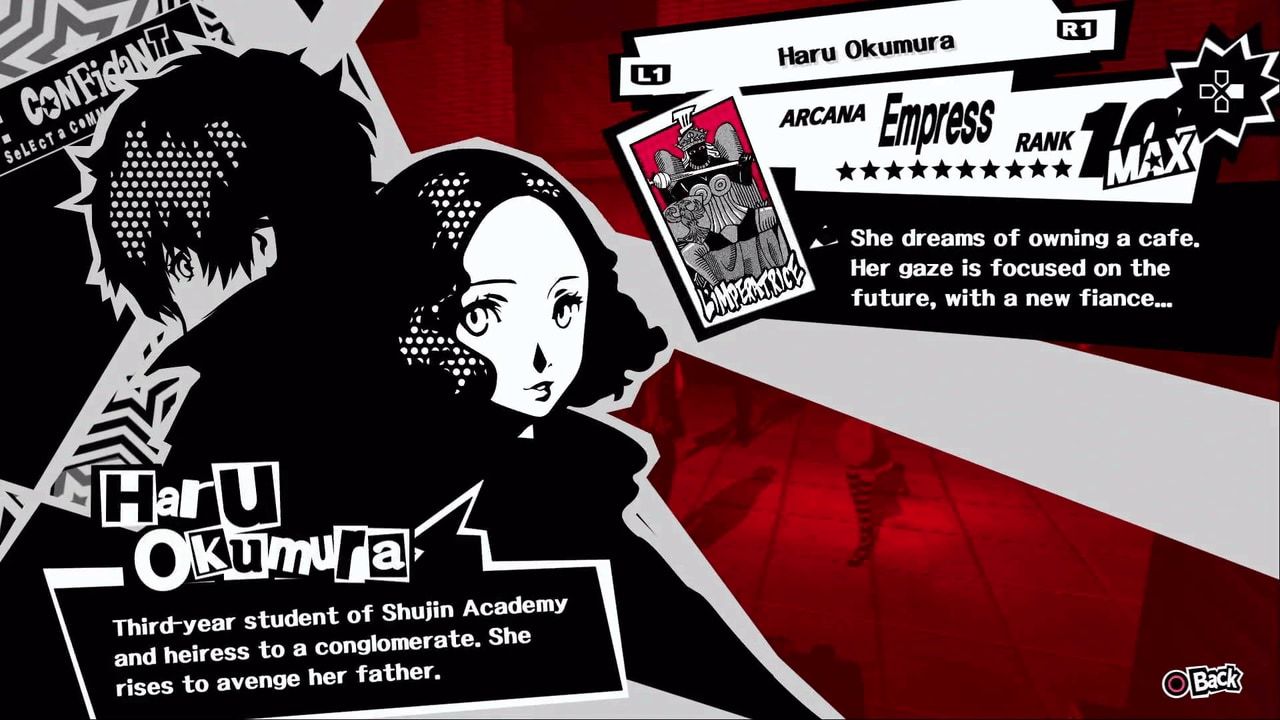 Persona Haru Confidant