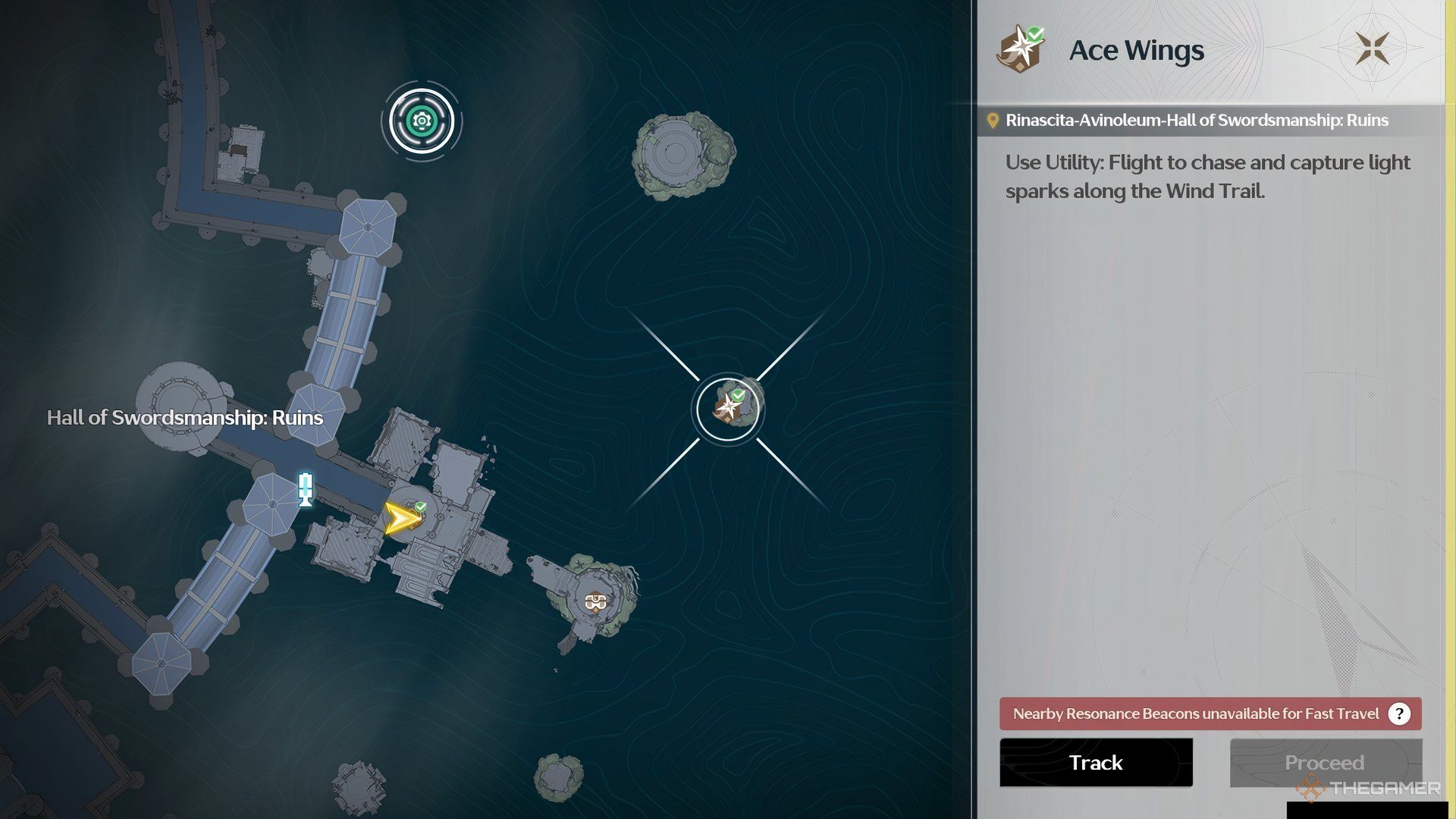Ace Wings event location in Wuthering Waves.