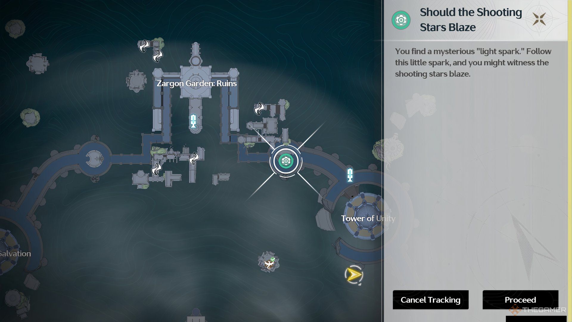 Should the Shooting Stars Blaze location.