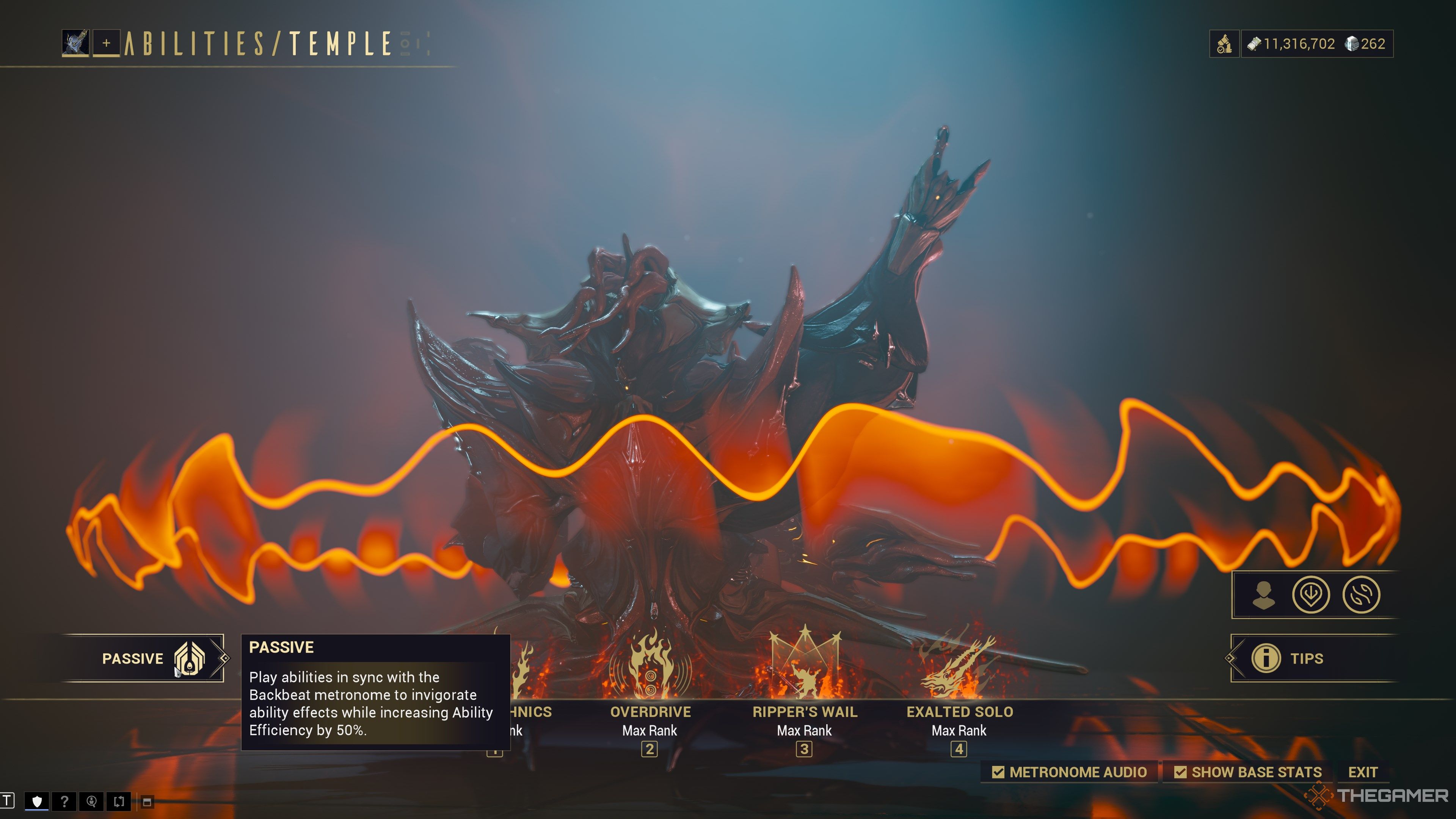 Warframe Temple Passive