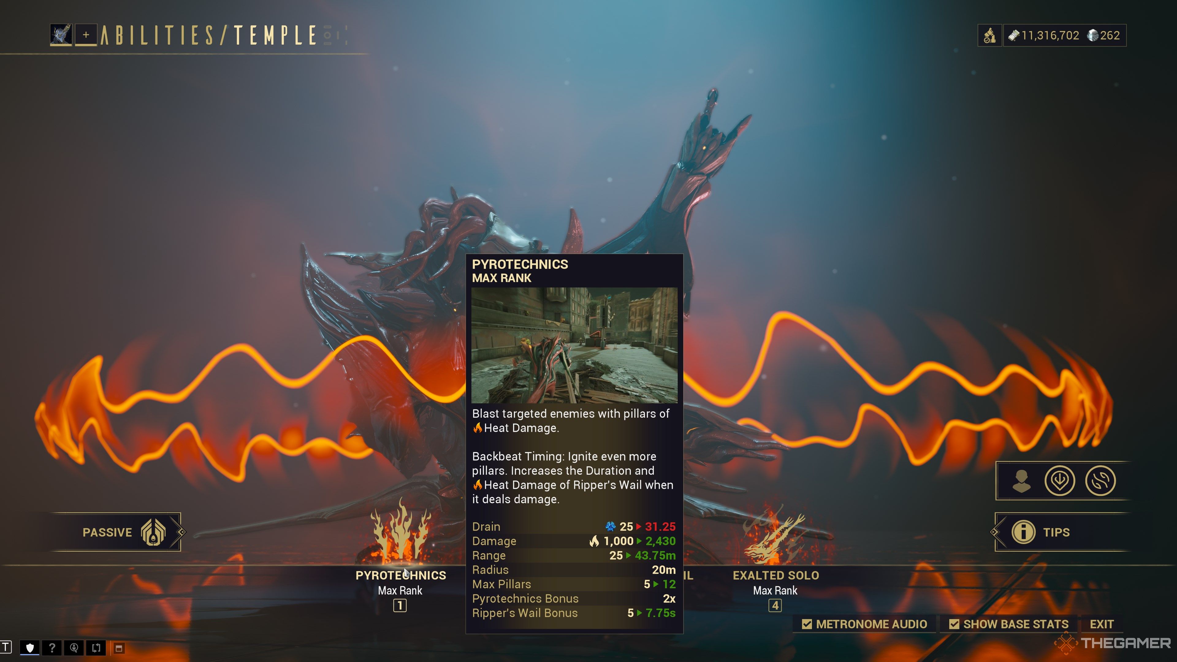 Warframe Temple First Ability