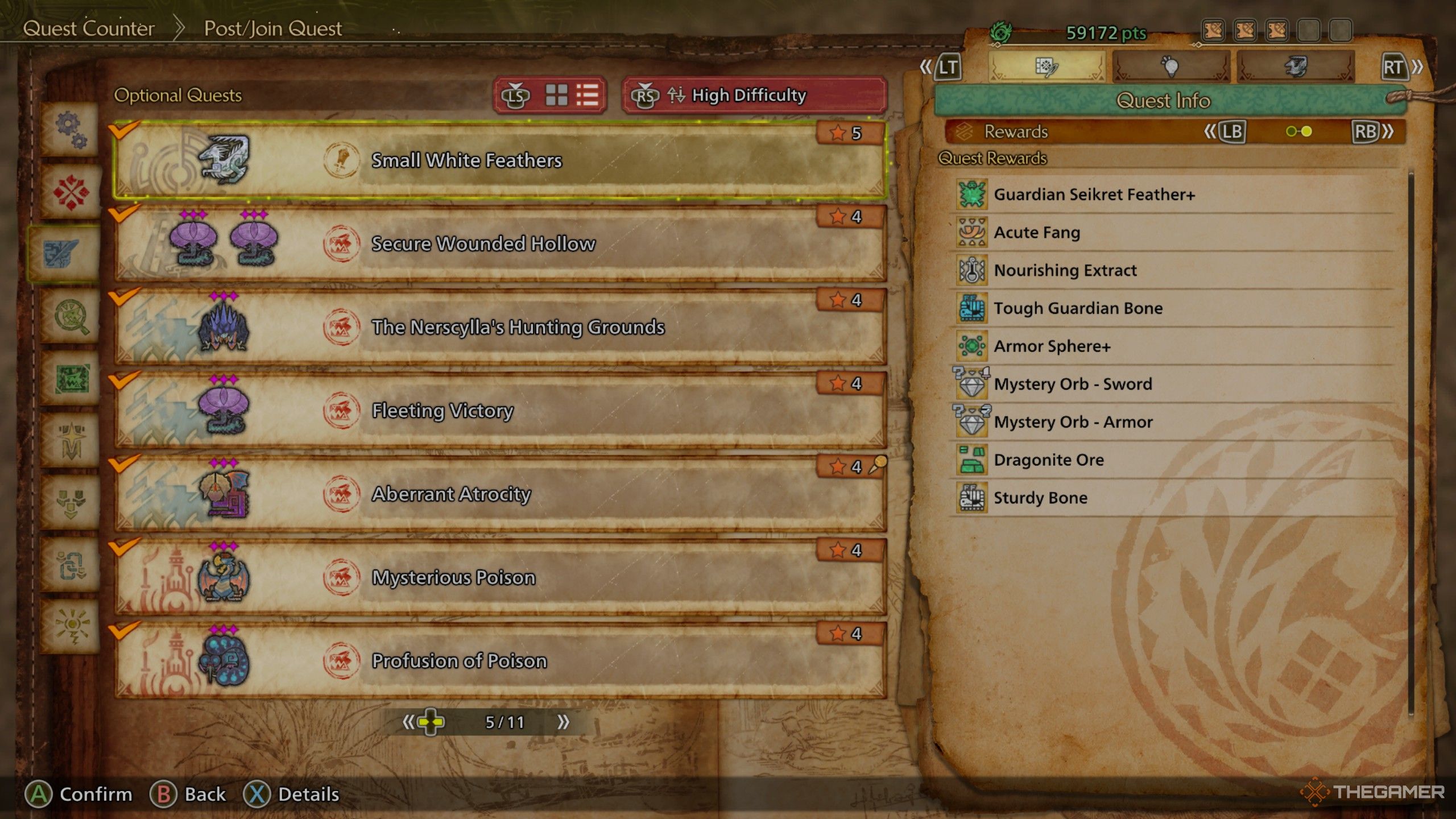 An optional hunt for a guardian seikret in monster hunter wilds.