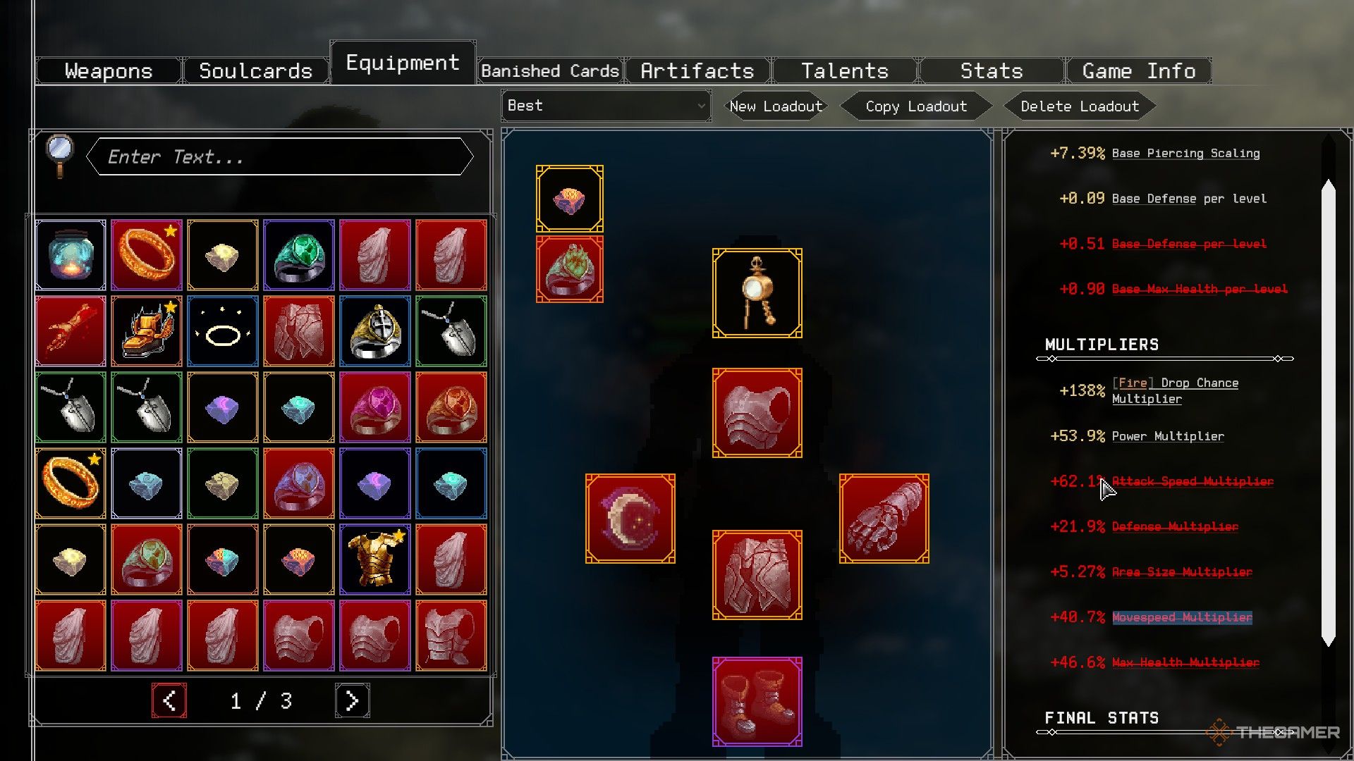 Multiple items in Rogue genesia have their effects disabled by level requirements. 