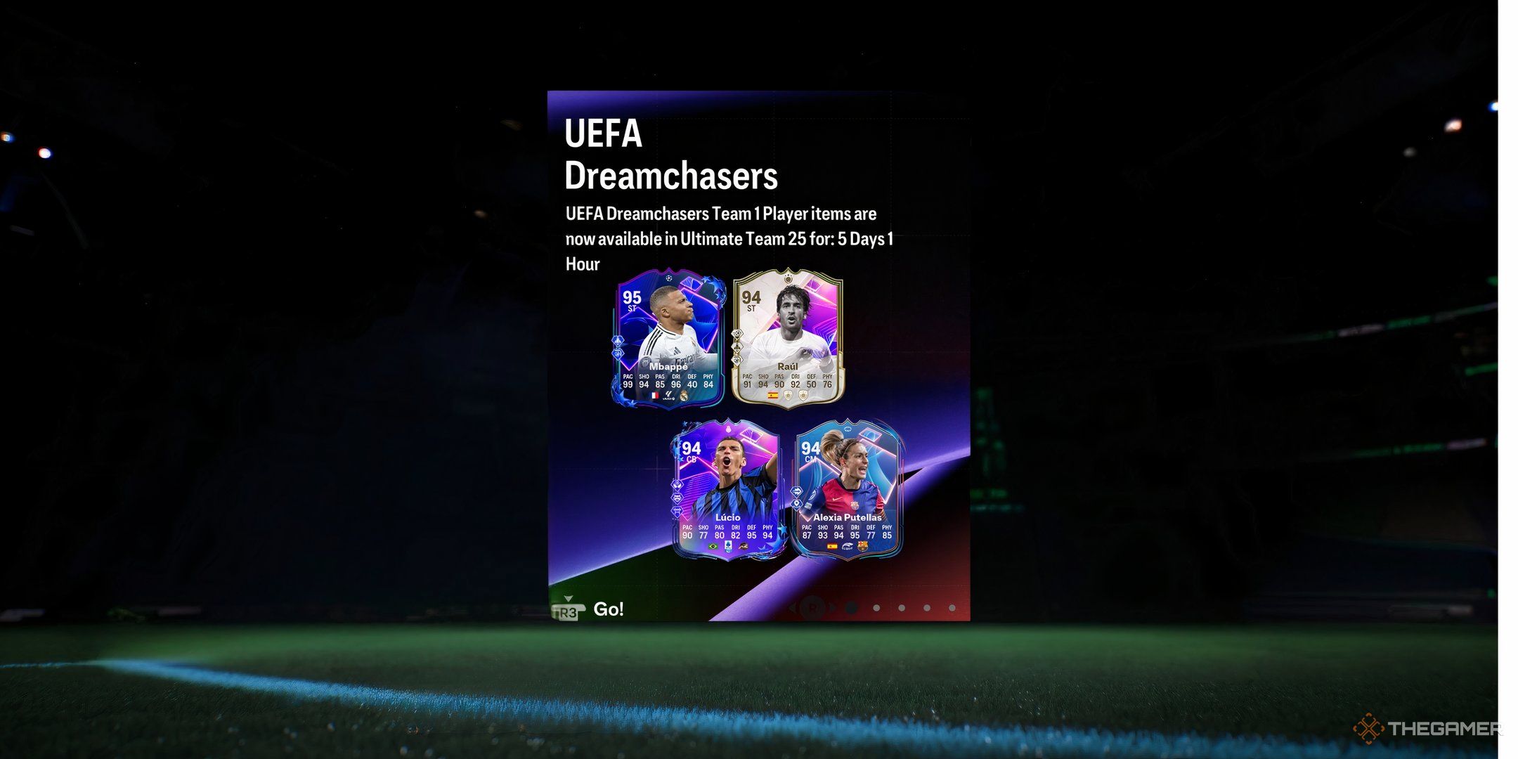  UEFA Dreamchasers Team 1 released.  