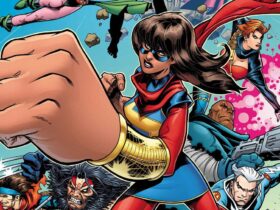 Ms. Marvel alongside the mutants of Age of Apocalypse