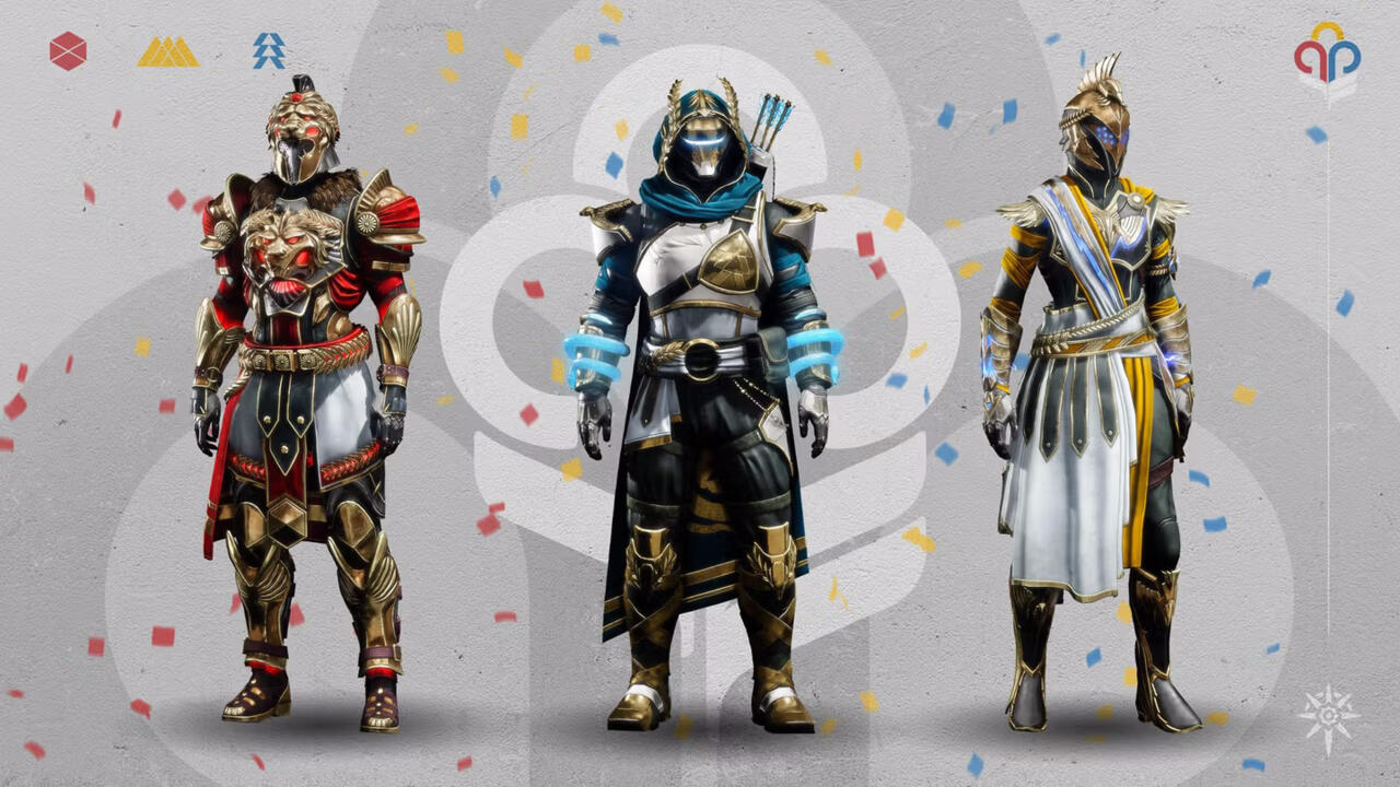 The new Guardian Games 2025 armor ornament sets