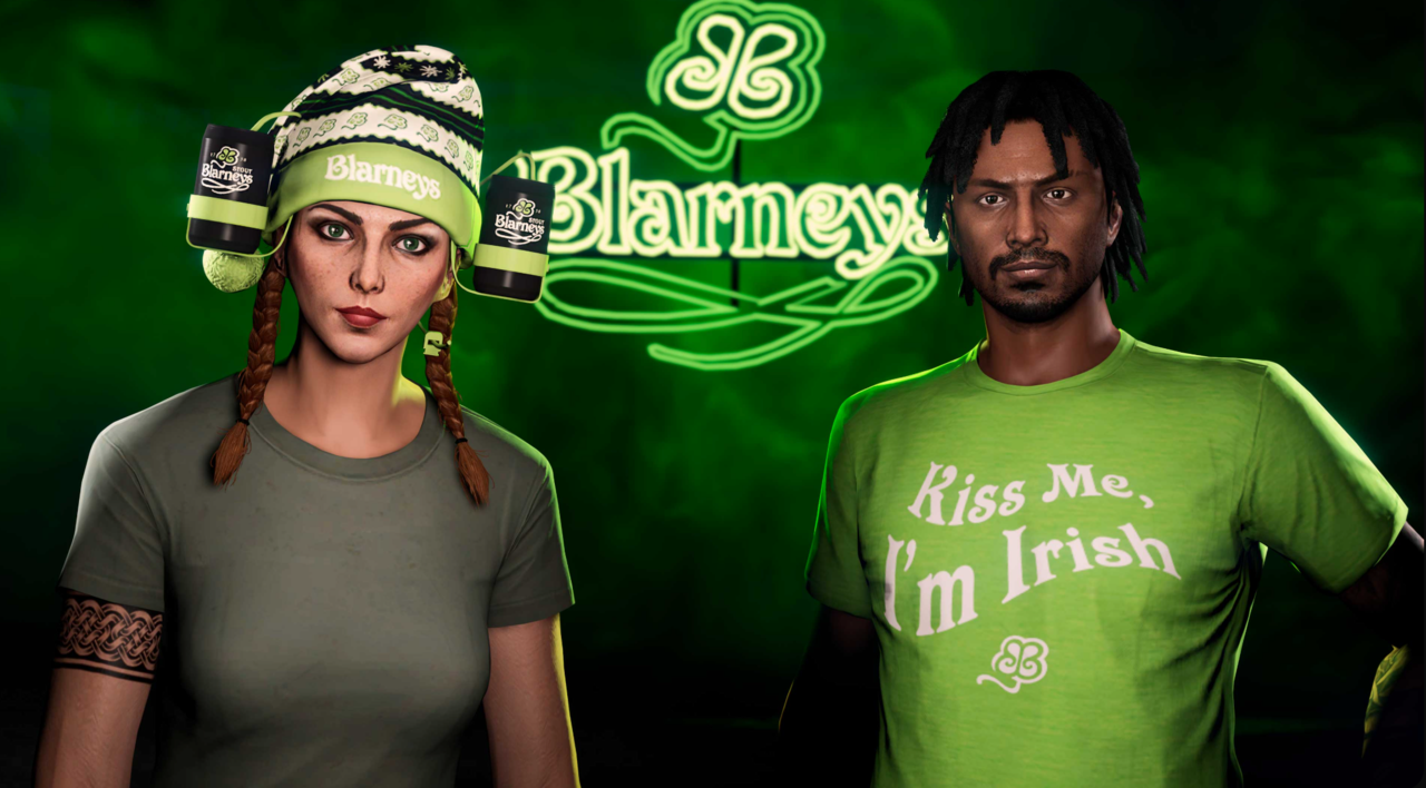 GTA Online is celebrating St. Patrick's Day.