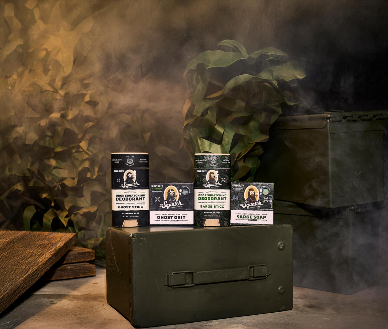The New Dr. Squatch x Call of Duty collection. 