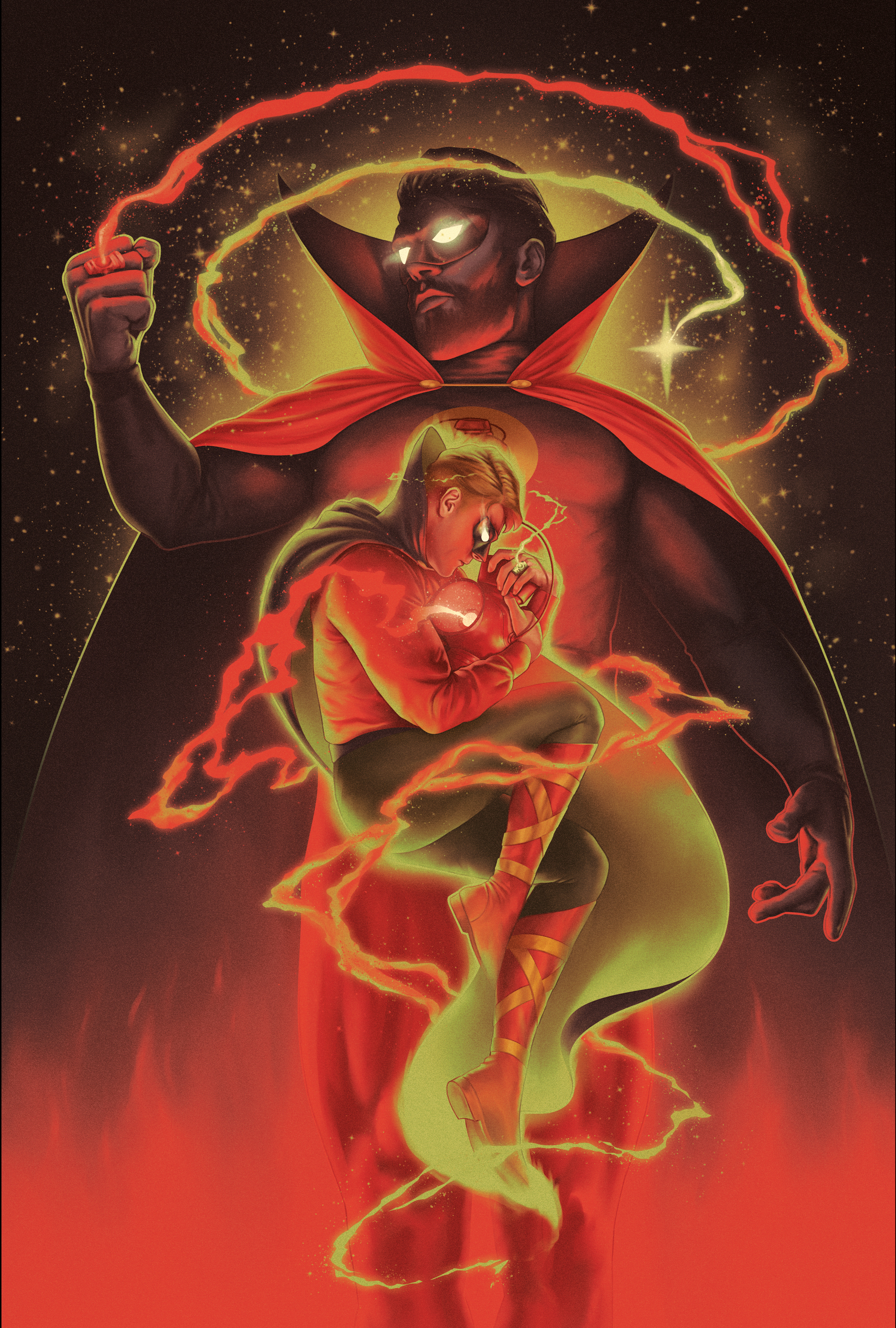 DC Pride variant cover by Jack Hughes.
