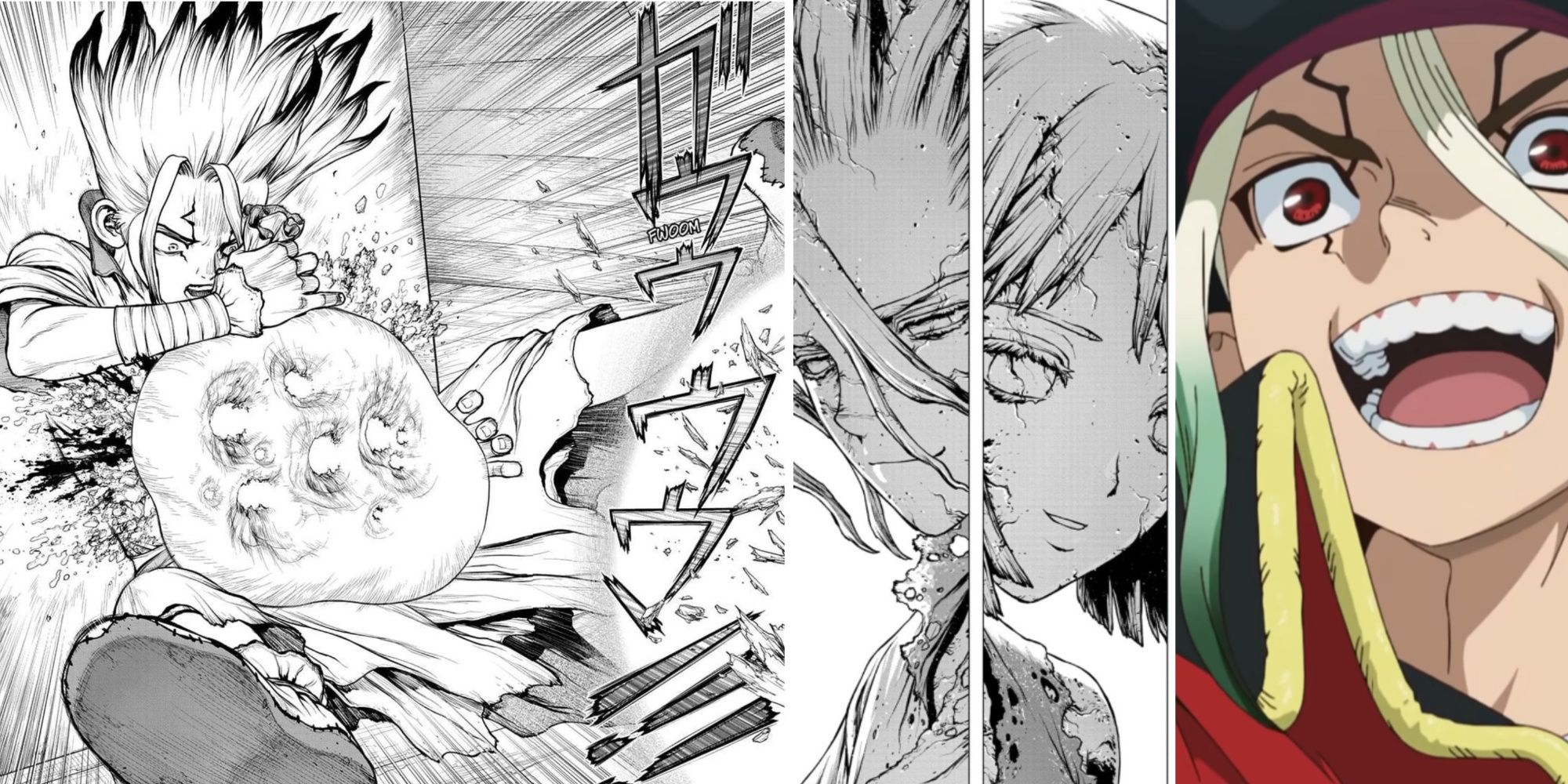 Dr Stone Manga Shots