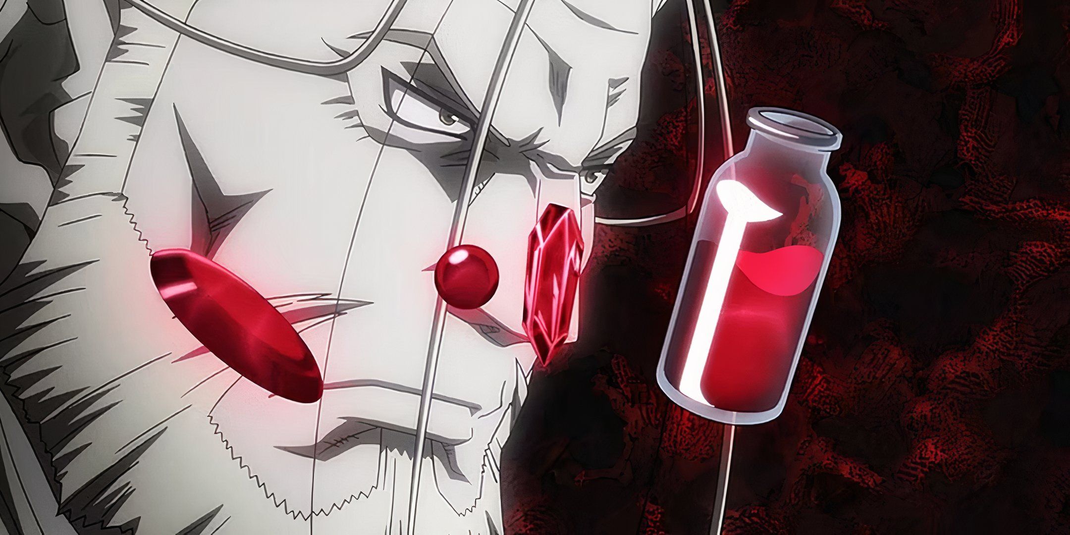 Father and the lore of the philosopher's stone from the anime.