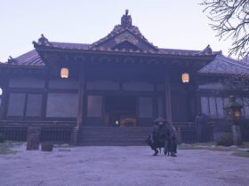 Assassin's Creed Shadows Naoe and Yasuke outside Hideout