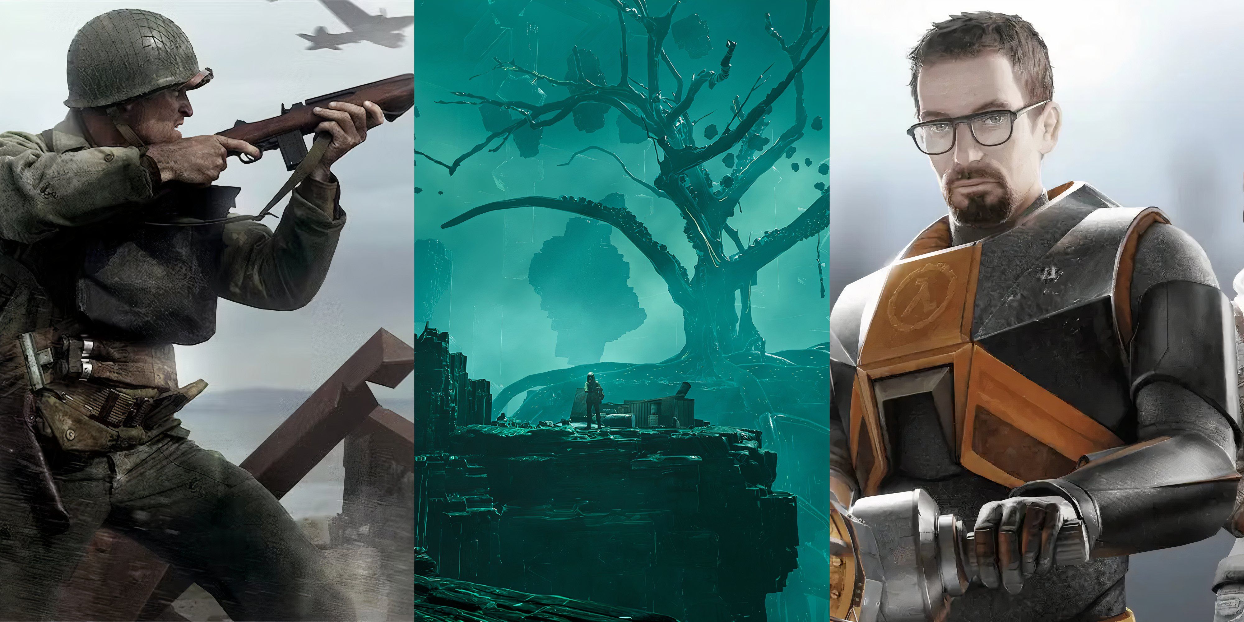 8 Best FPS Games Set in Europe Call of Duty WWII, Chernobylite, Half Life 2