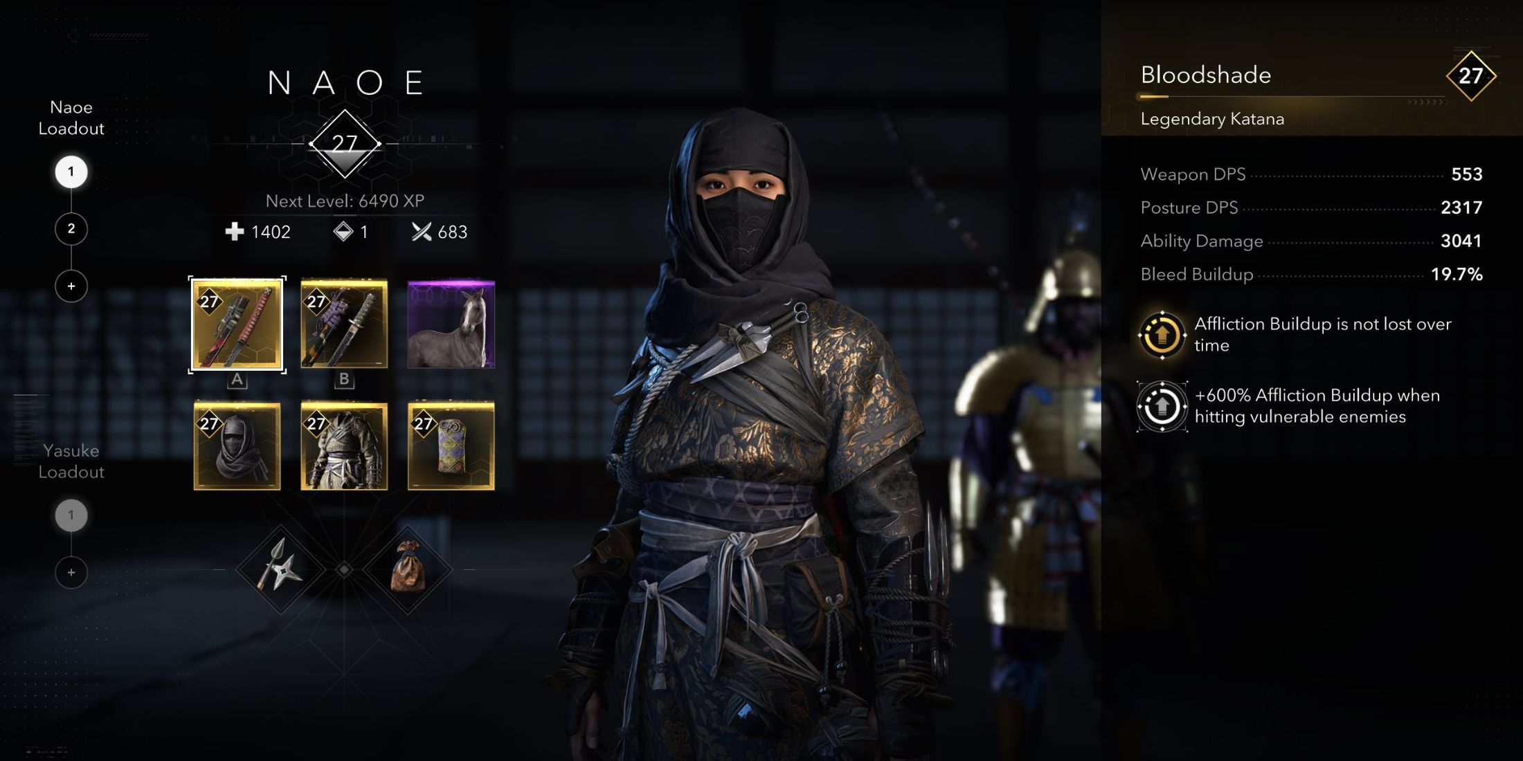 Best Naoe Build in Assassin's Creed Shadows