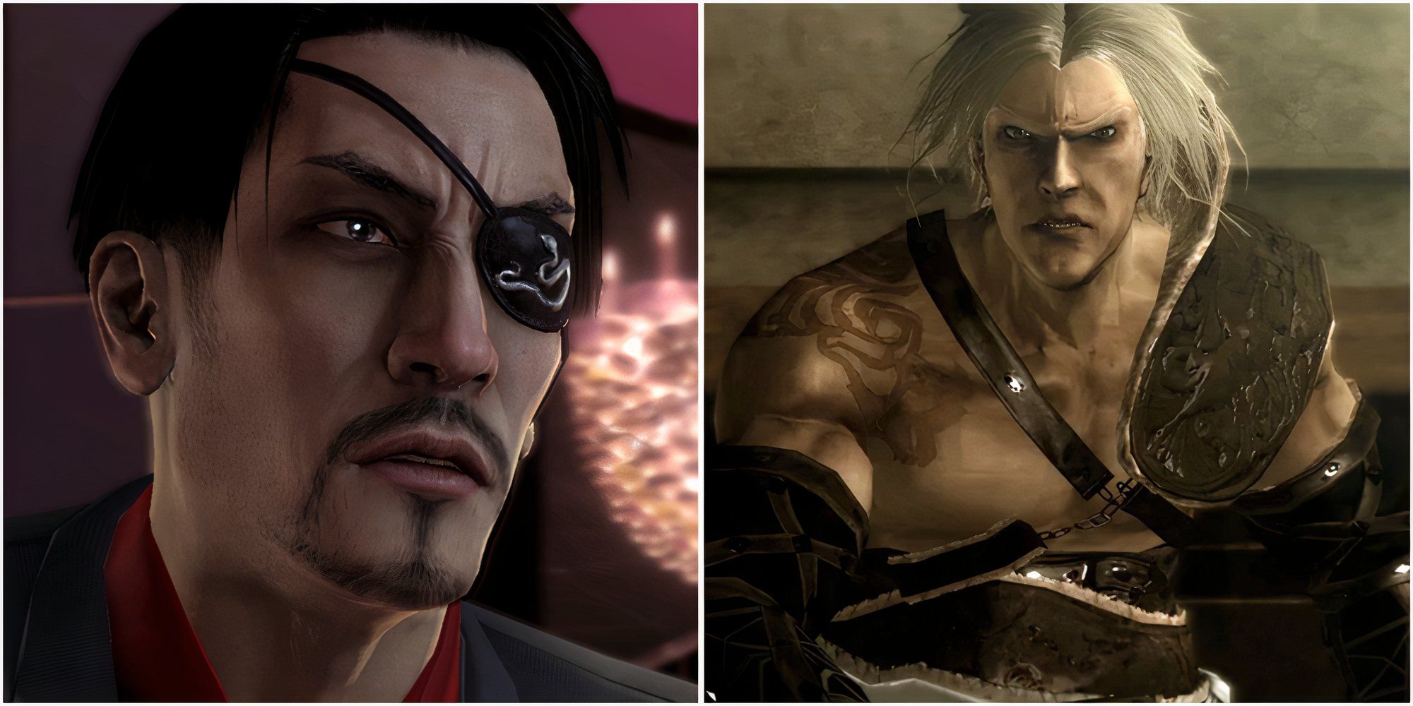 Goro in Yakuza 4 and The Protagonist in Nier Gestalt