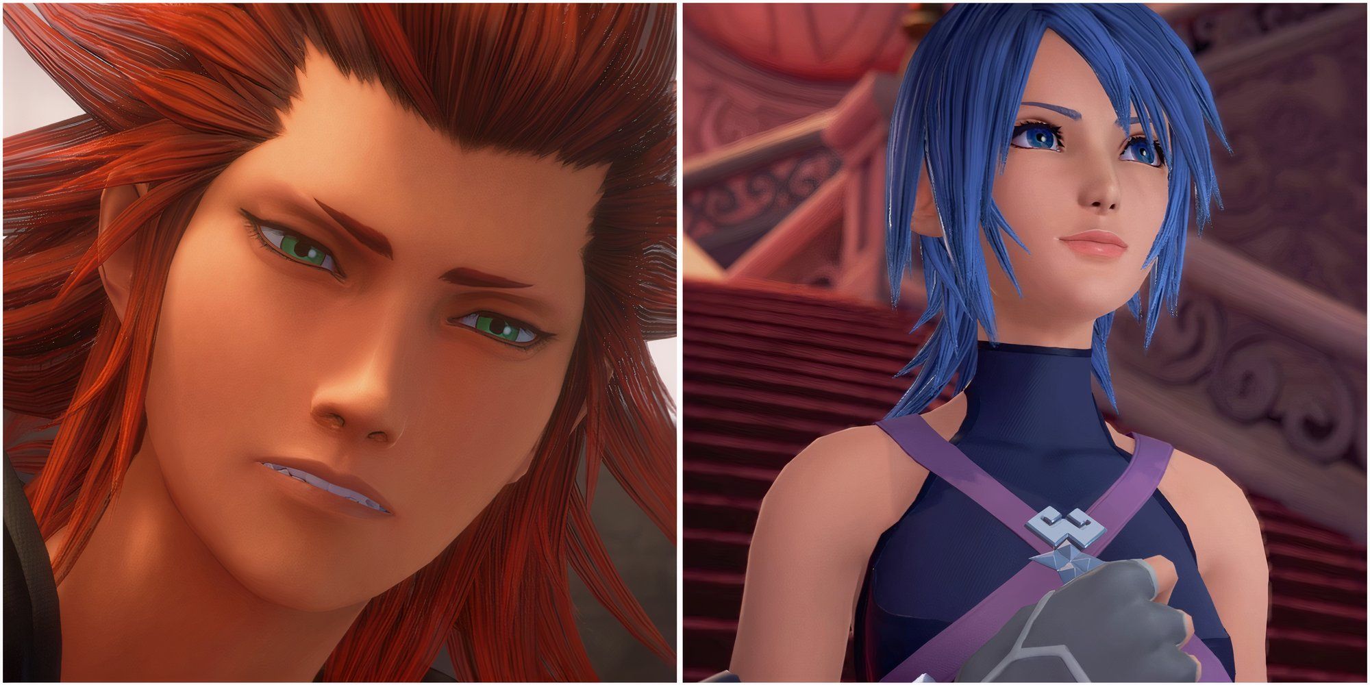 Axel and Aqua in Kingdom Hearts 3