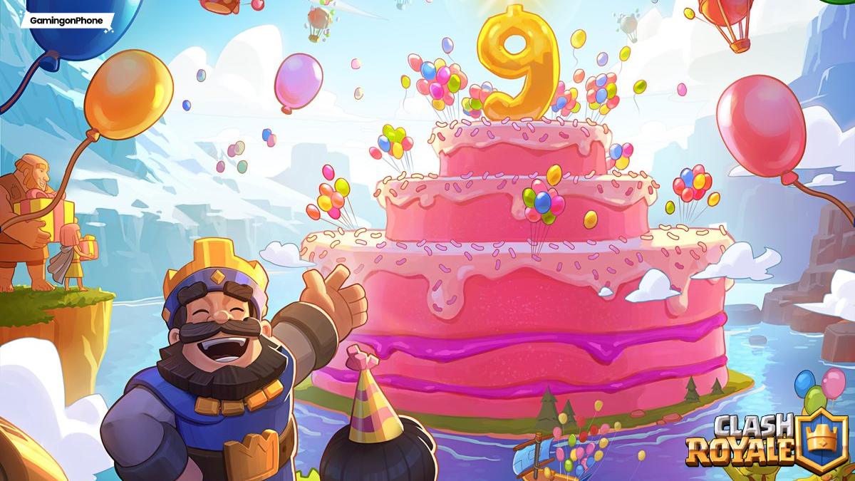Clash Royale 9th Birthday poster, Clash Royale Season 69