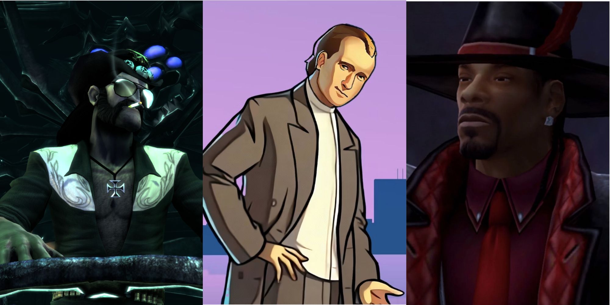 Lemmy Kilmister in Brutal Legend, Phil Collins in GTA Vice City Stories, Snoop Dogg in Def Jam Fight For New York