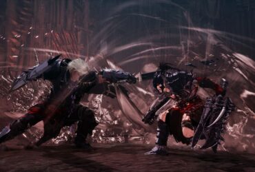 First Berserker: Khazan screenshot showing two characters engaged in battle