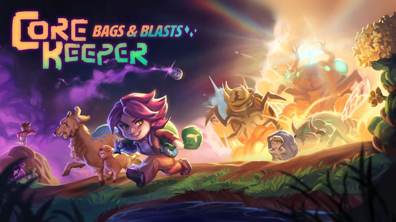 Core Keeper - Bags & Blasts Key Art