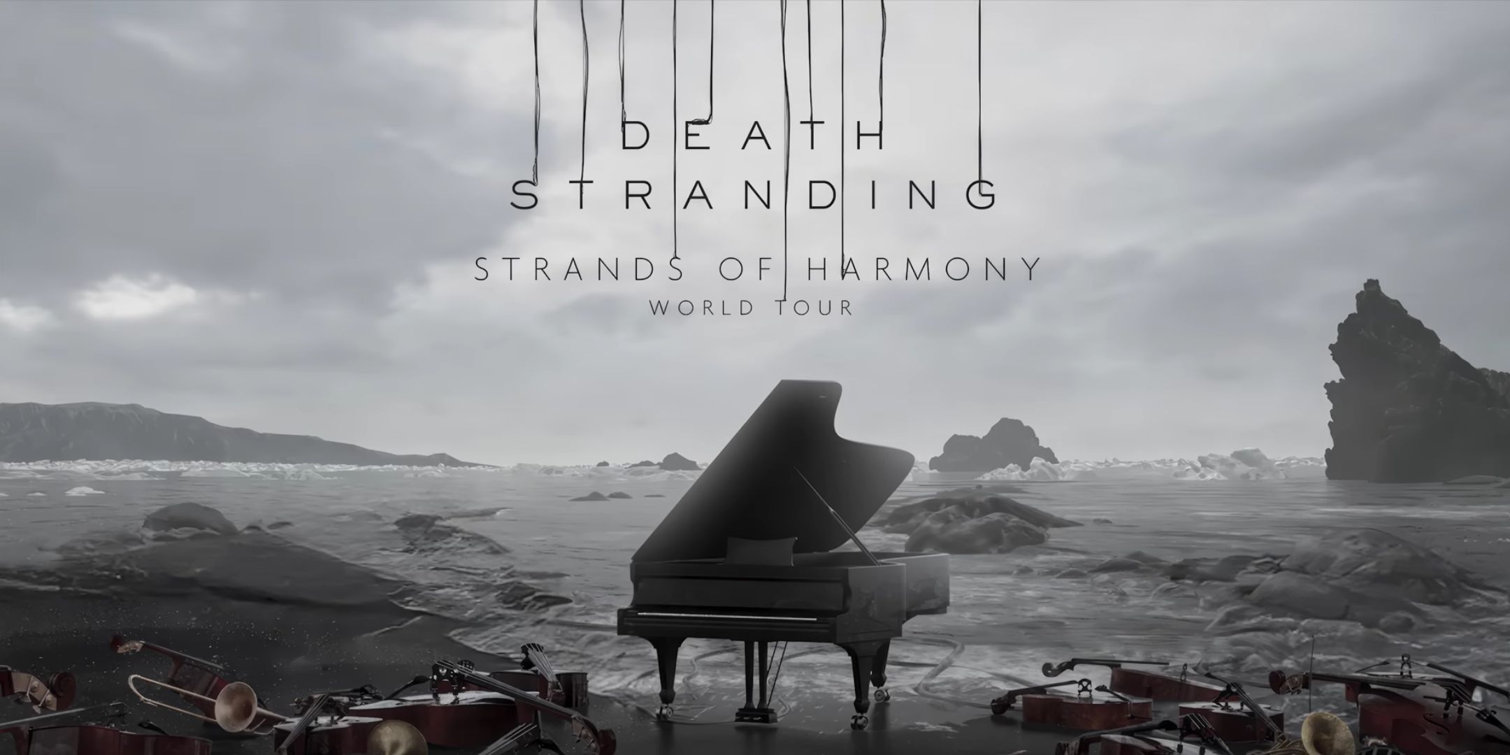Key art for the Death Stranding: Strands of Harmony World Tour.