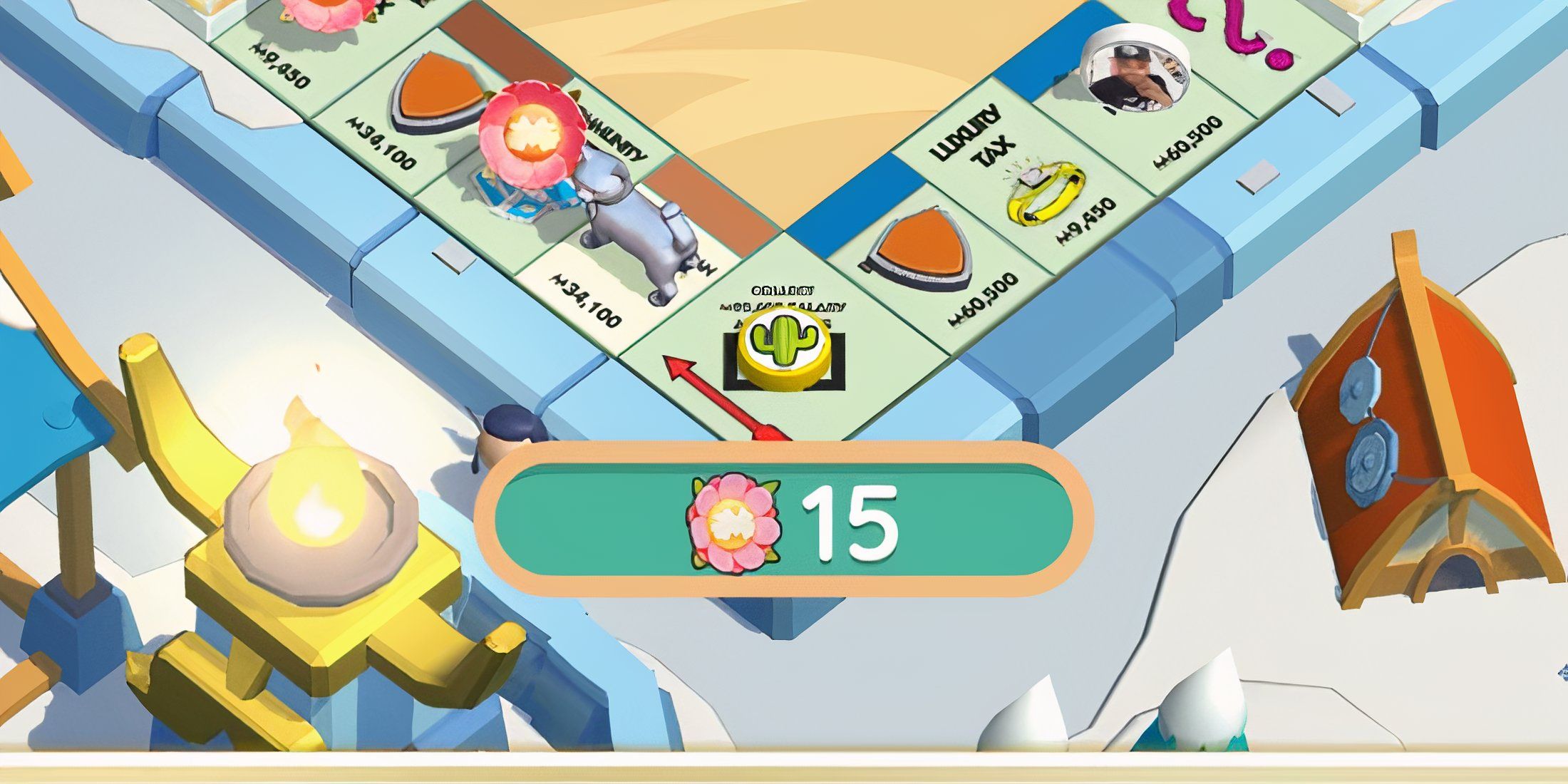 flower tokens for desert bloom partners monopoly go